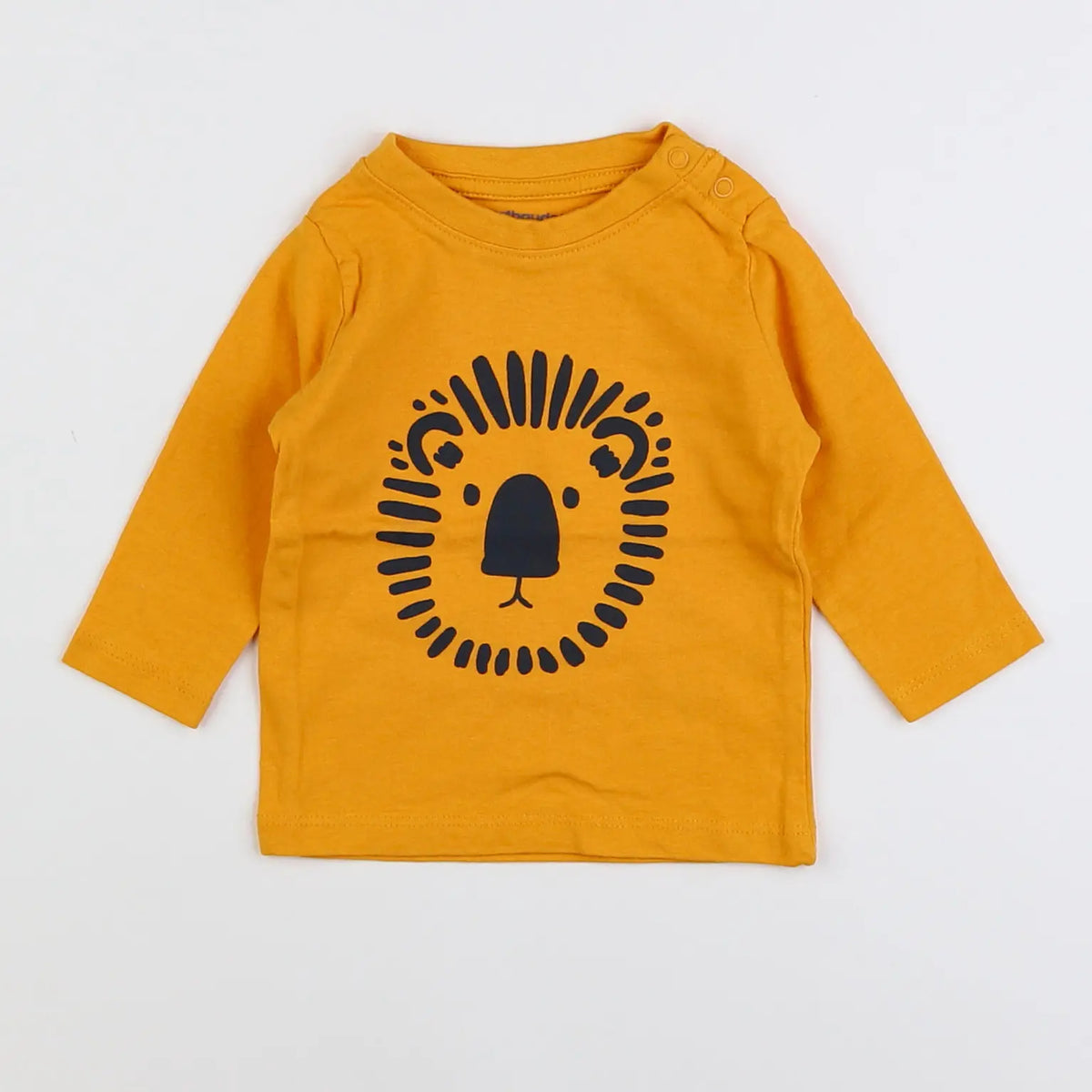 Vertbaudet - tee-shirt jaune - 3 mois