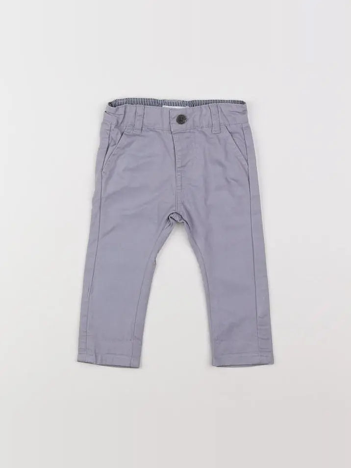 Vertbaudet - pantalon gris - 3 mois