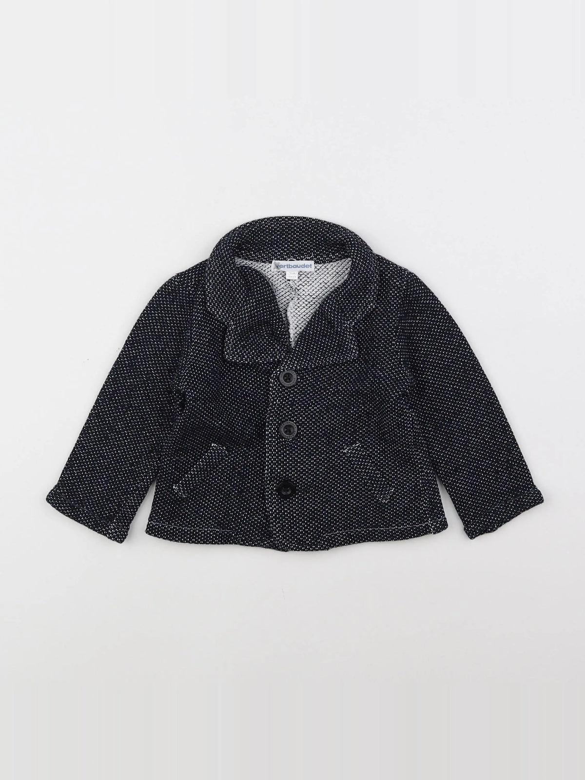 Vertbaudet - veste bleu - 12 mois