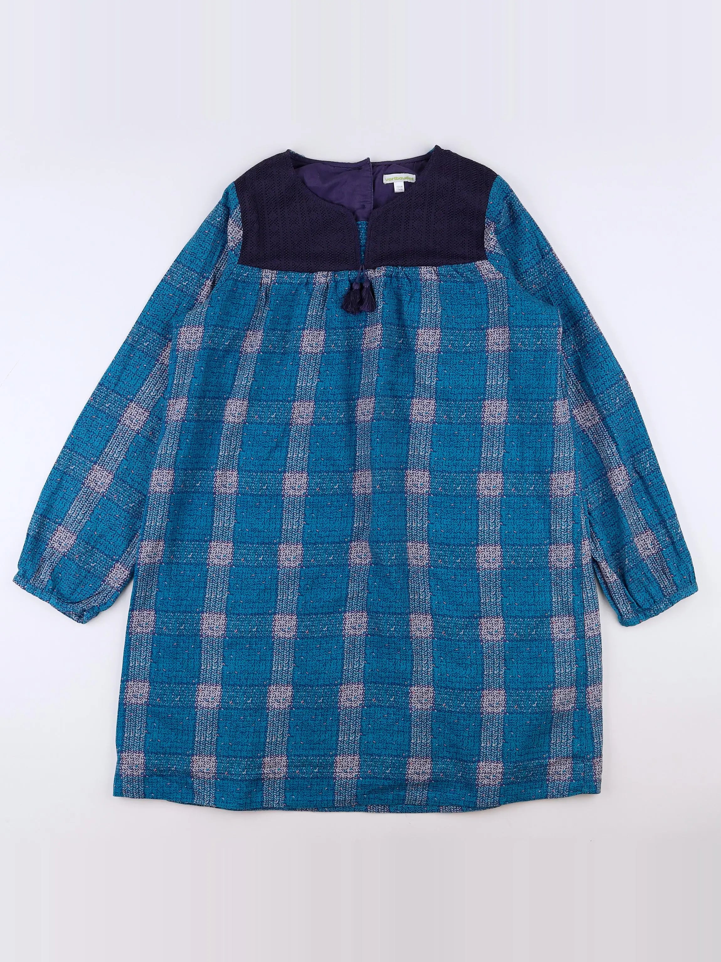 Vertbaudet - robe bleu - 12 ans
