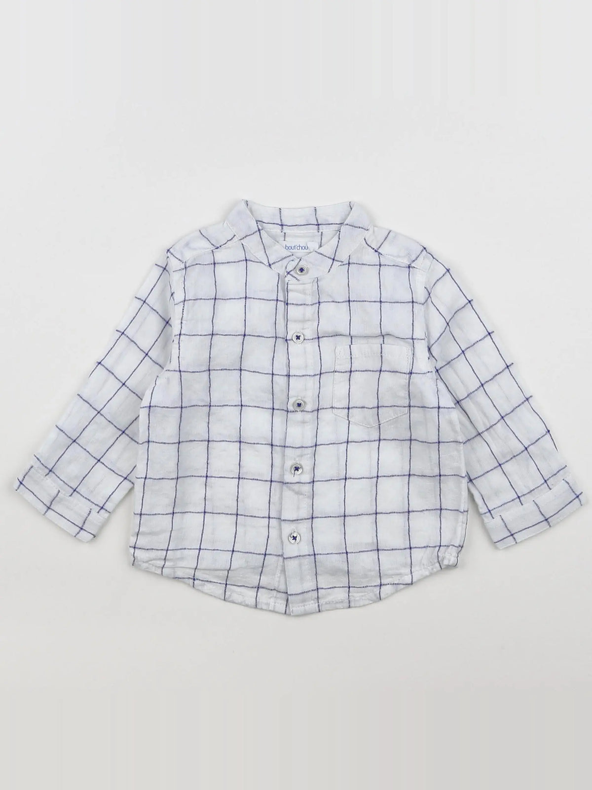 Boutchou - chemise blanc - 6 mois