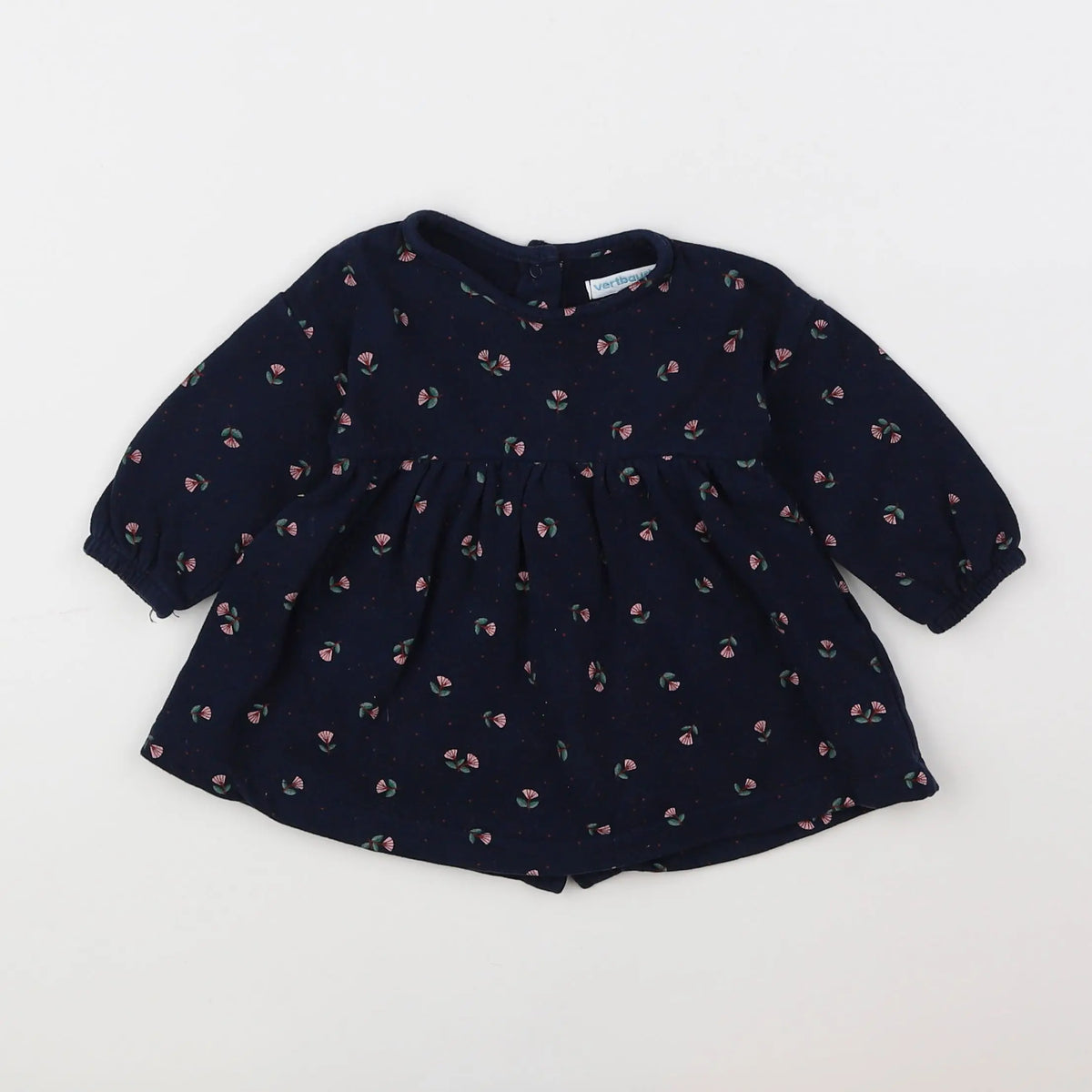 Vertbaudet - robe bleu - 6 mois