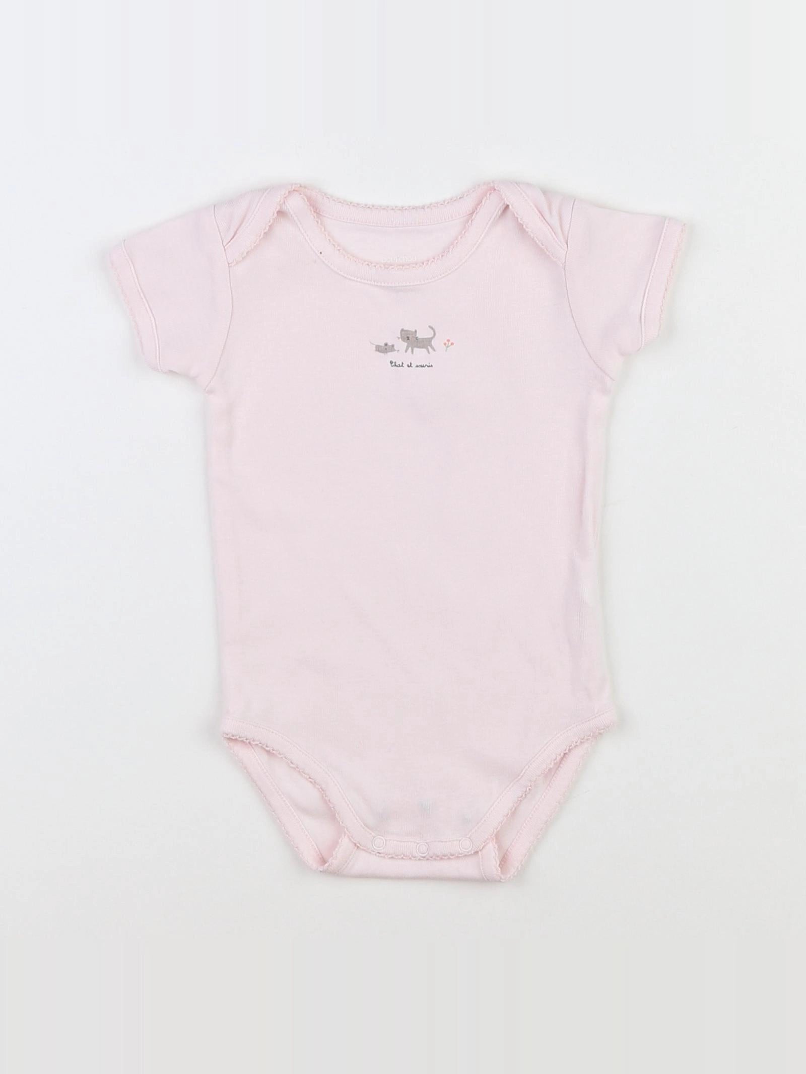 Boutchou - body rose - 3 mois