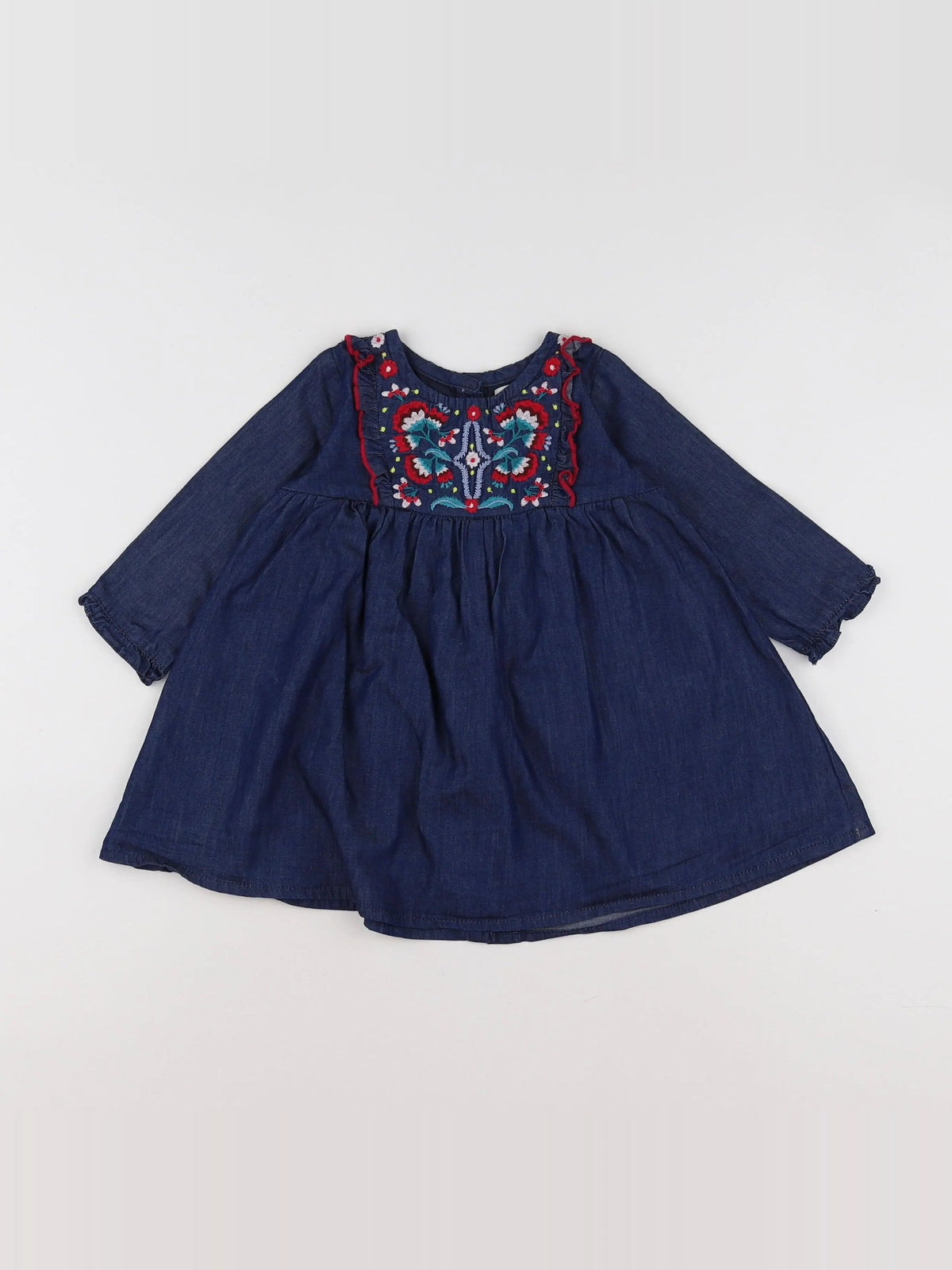 Bouchara - robe bleu - 12 mois