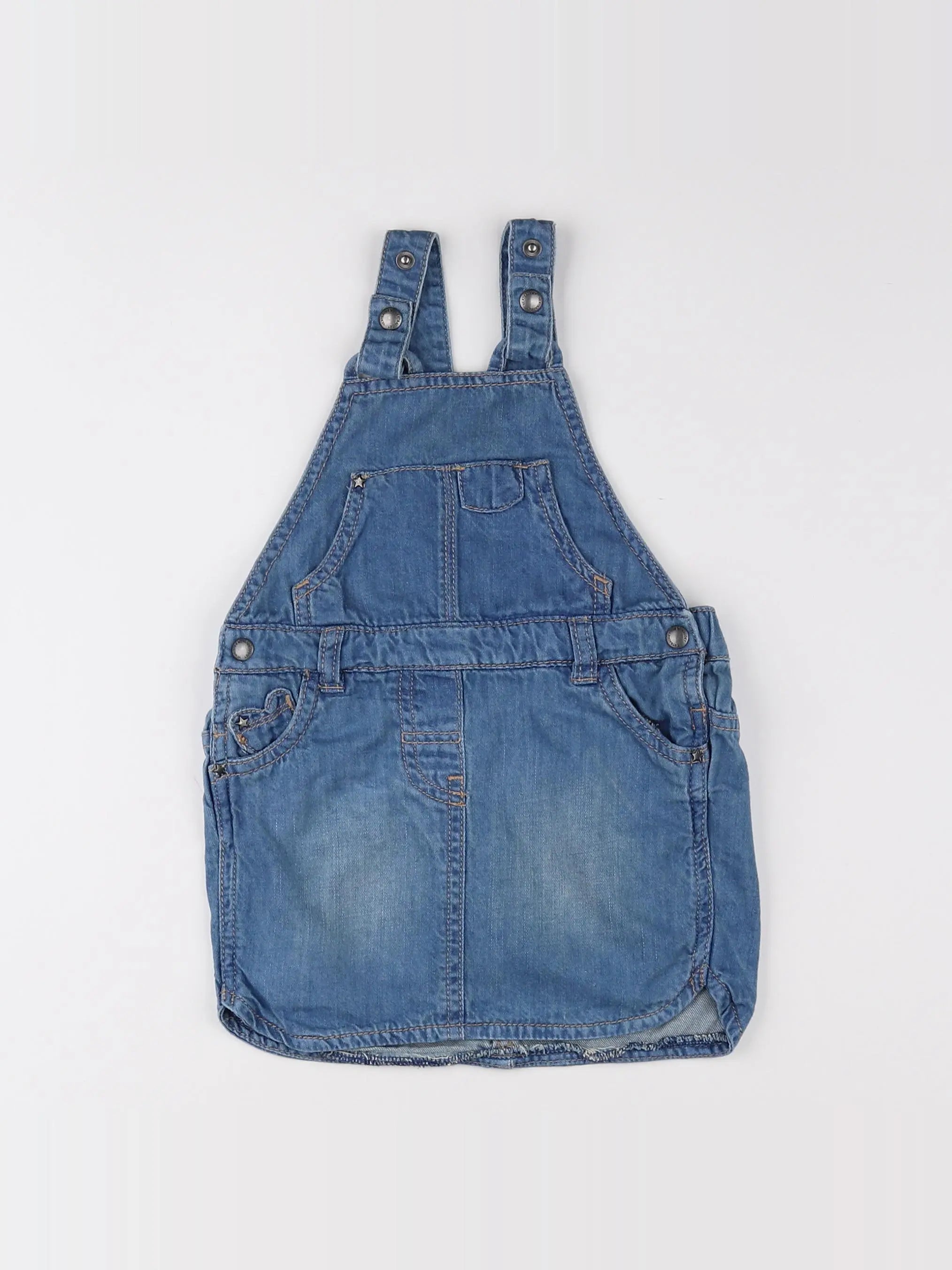 Vertbaudet - salopette bleu - 18 mois