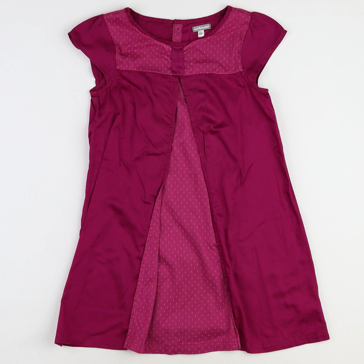 Vertbaudet - robe violet - 10 ans