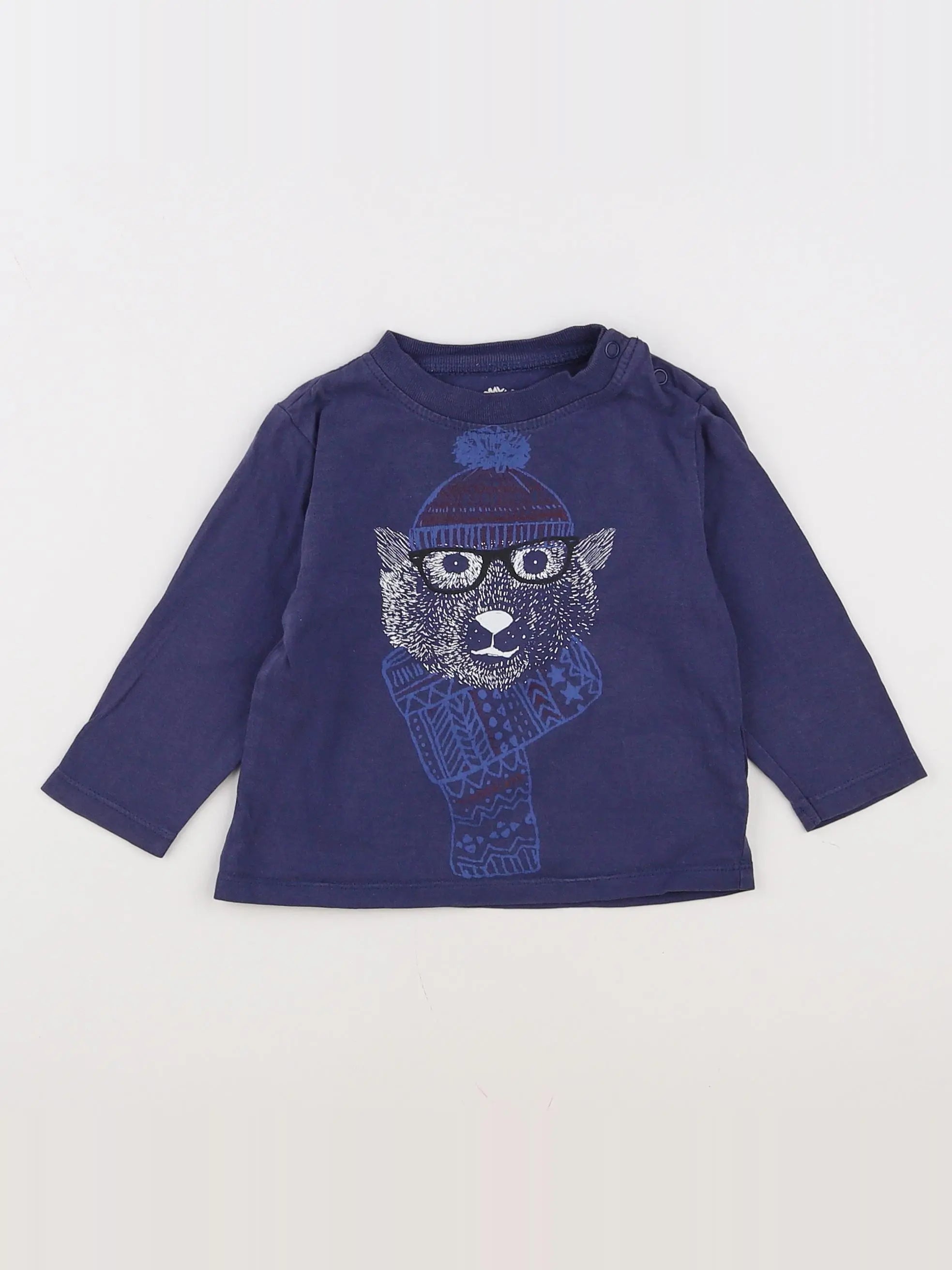 Timberland - tee-shirt bleu - 12 mois