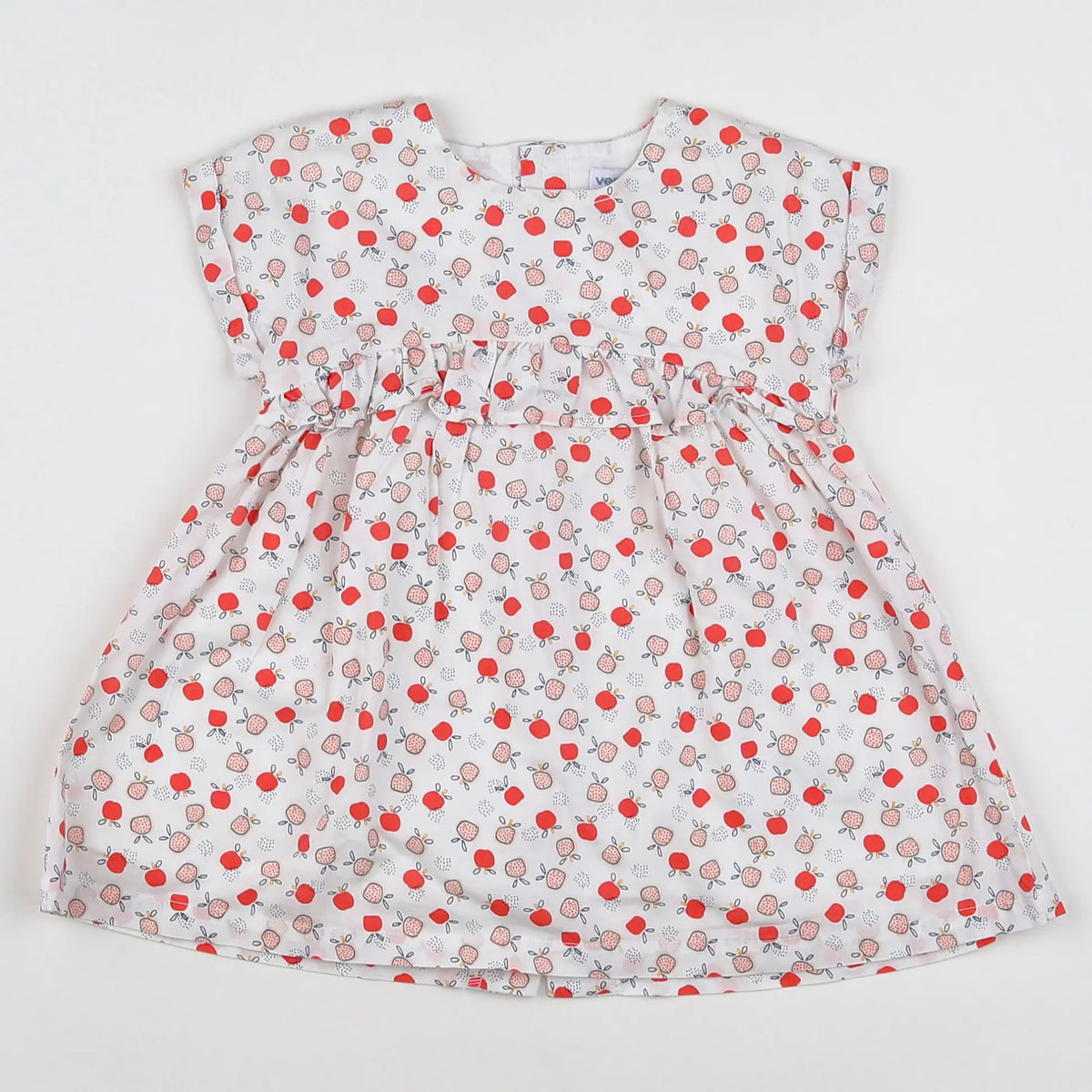 Vertbaudet - robe blanc - 9 mois