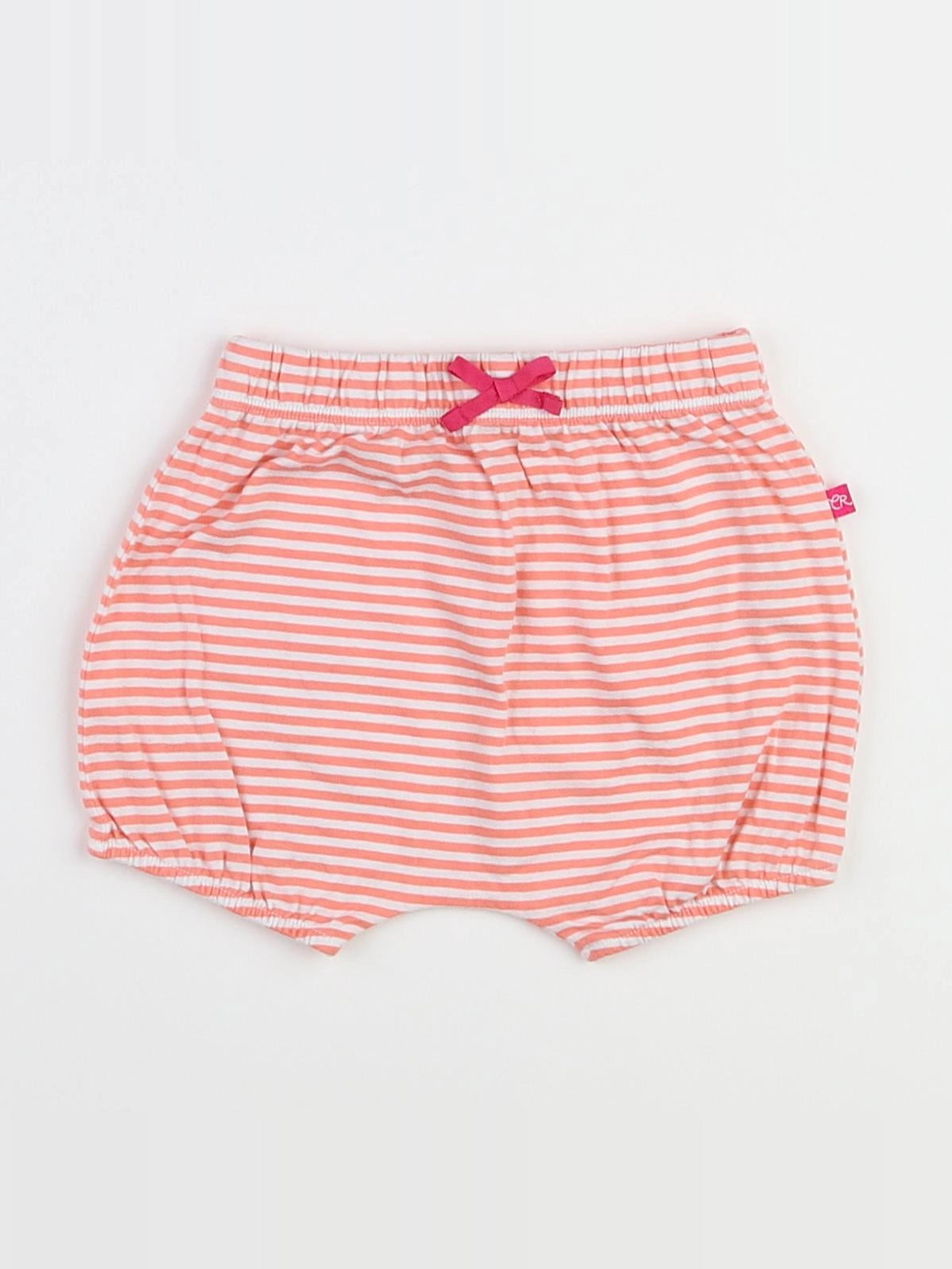 Cadet Rousselle - bloomer rose, blanc - 6 mois