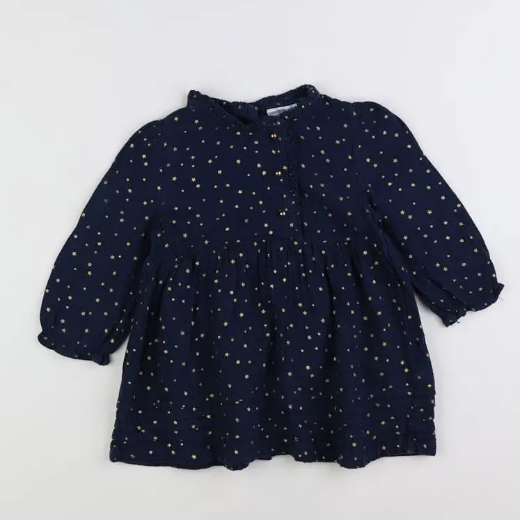 Vertbaudet - robe bleu - 2 ans