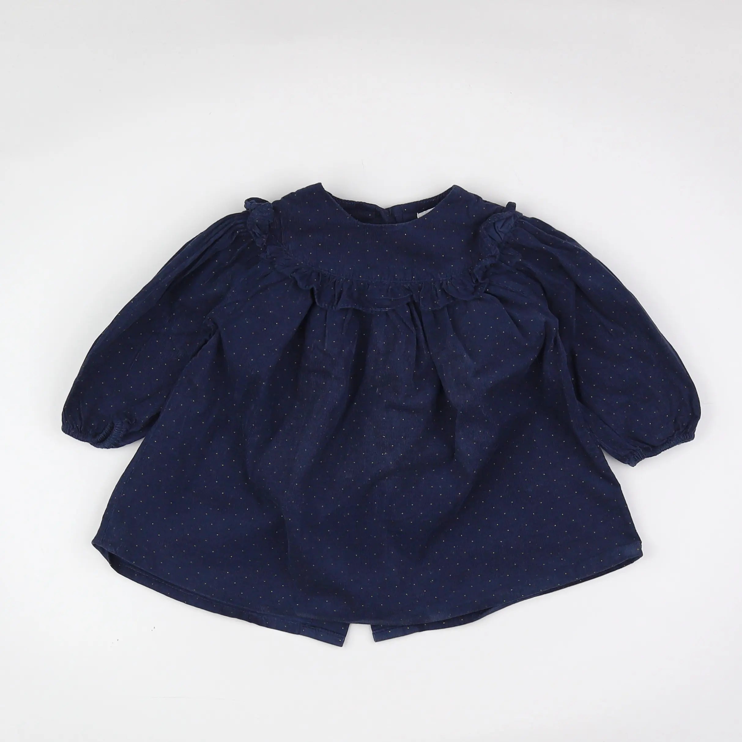 Vertbaudet - robe bleu - 9 mois