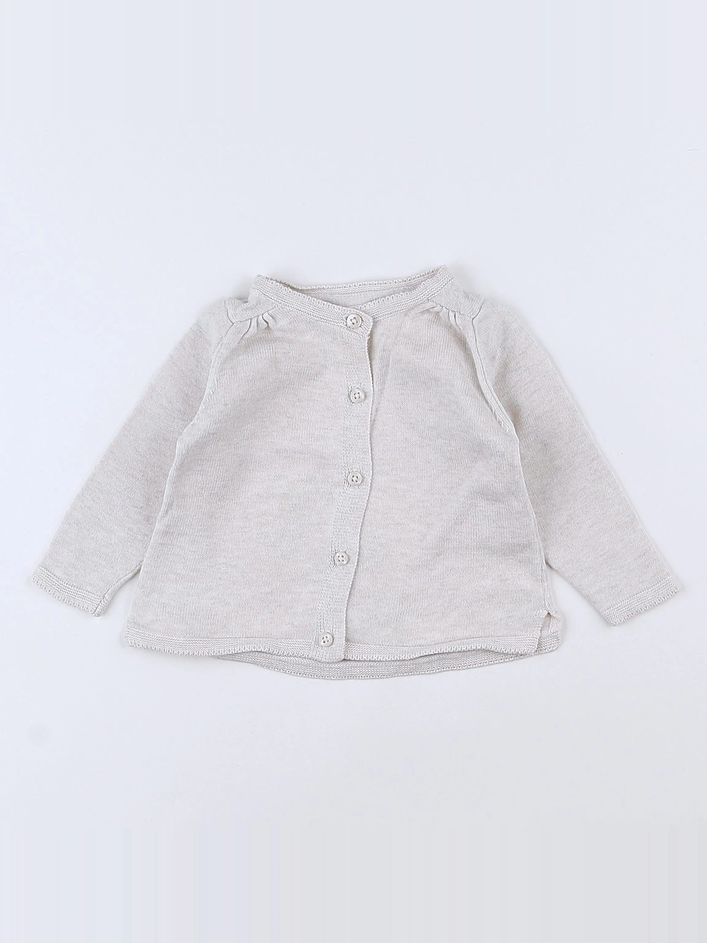 Tape à l'oeil - gilet beige - 3 mois