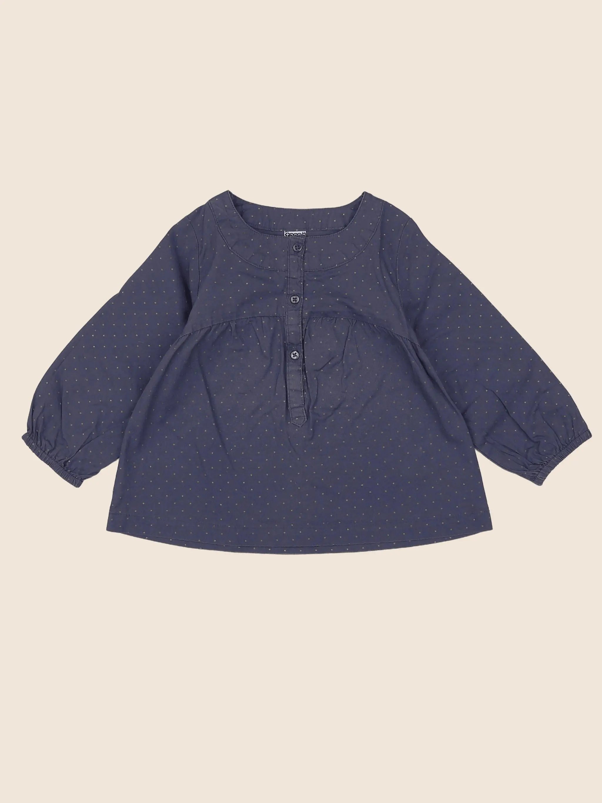 Tape à l'oeil - blouse gris - 18 mois