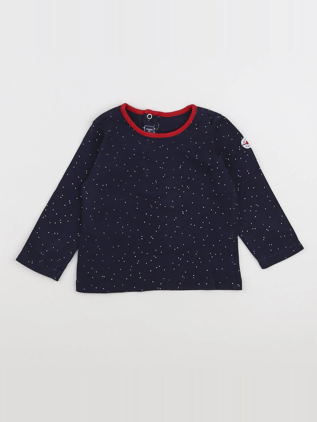 Terre de marins - tee-shirt bleu - 12 mois
