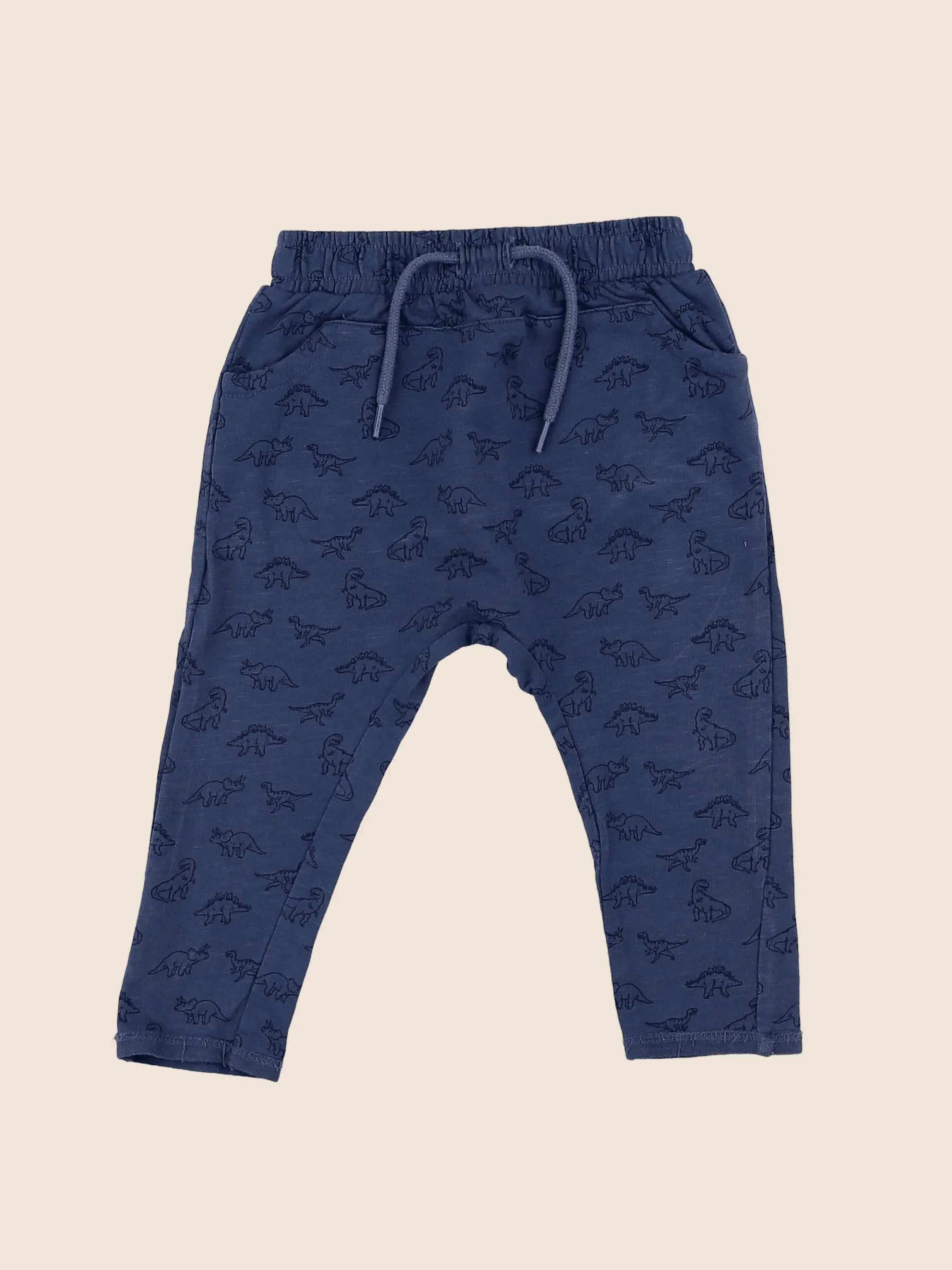 Vertbaudet - pantalon bleu - 12 mois