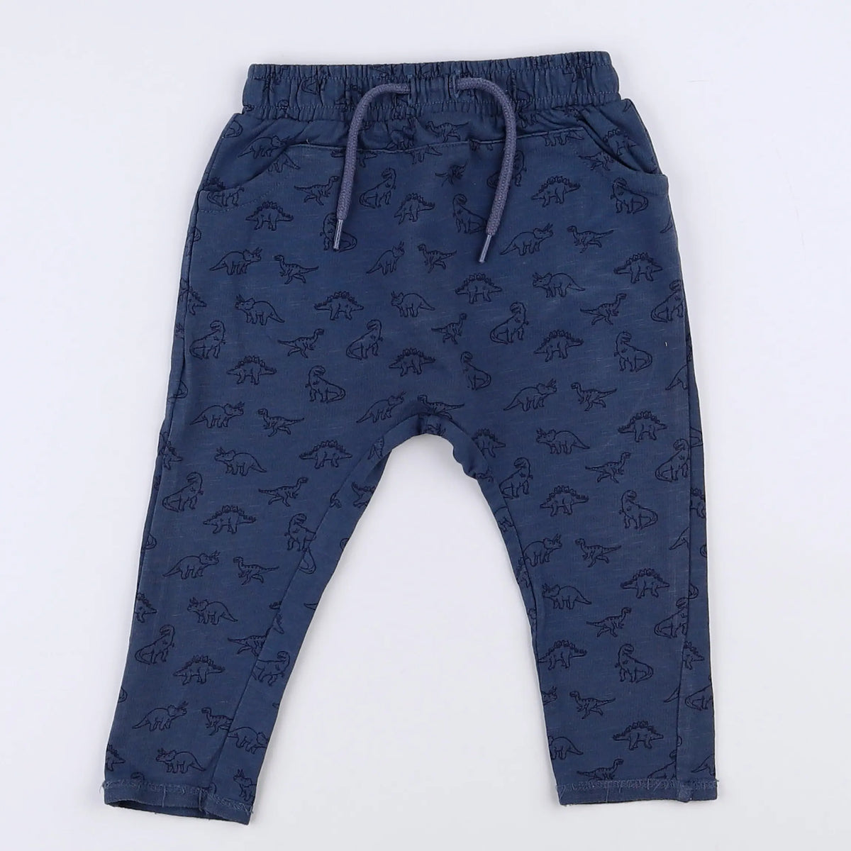 Vertbaudet - pantalon bleu - 12 mois