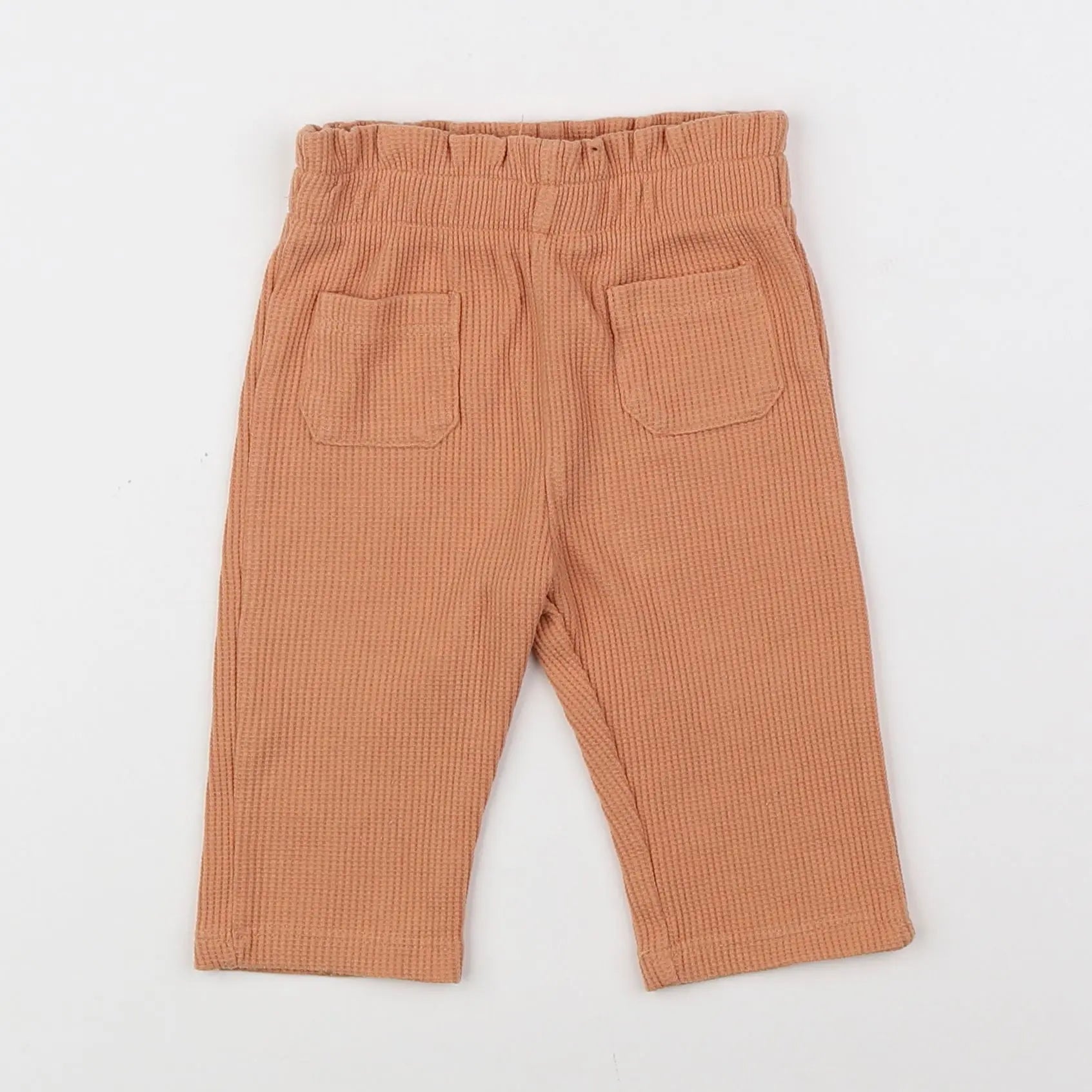 Vertbaudet - pantalon orange - 6 mois