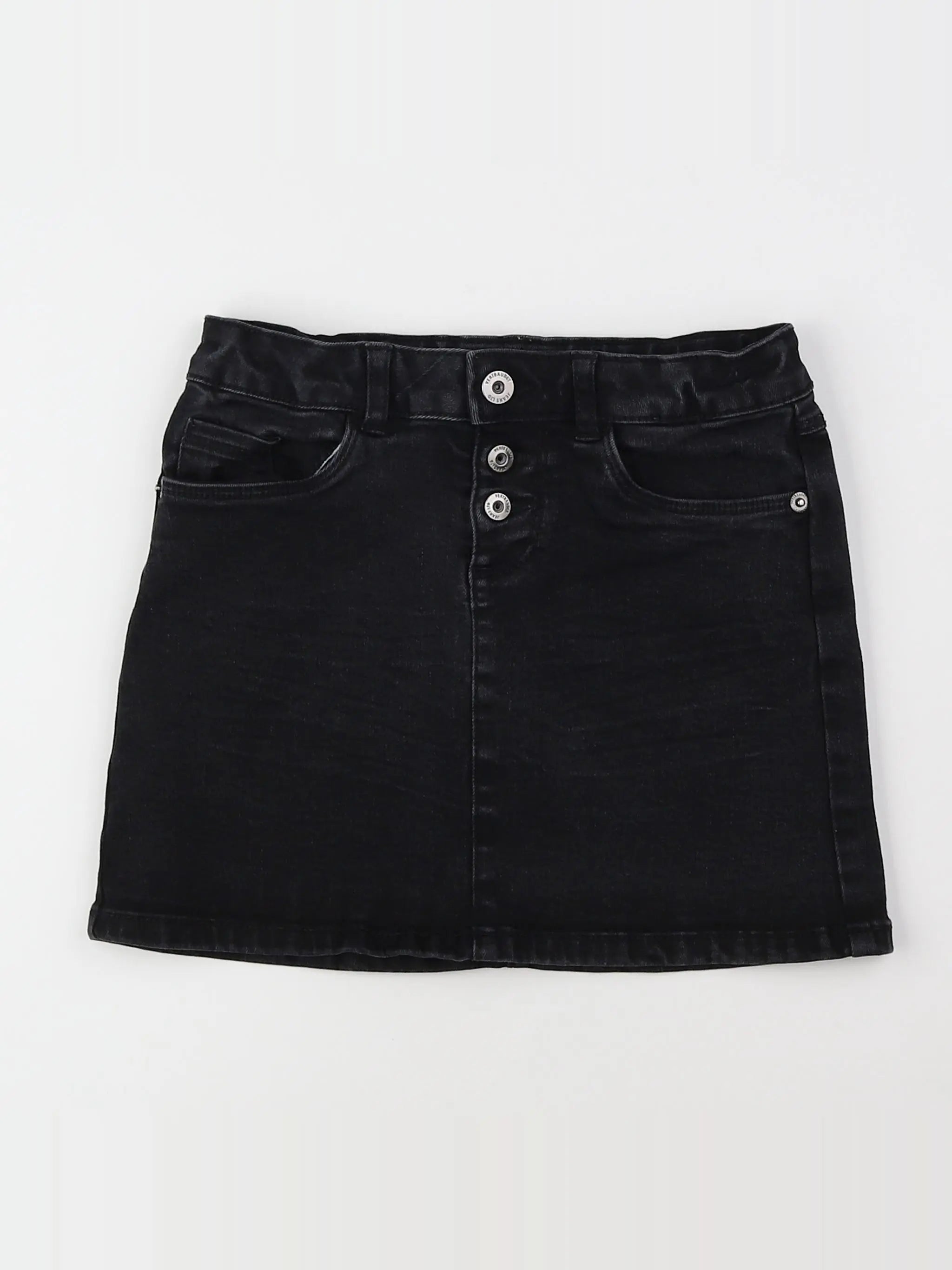 Vertbaudet - jupe noir, gris - 4 ans