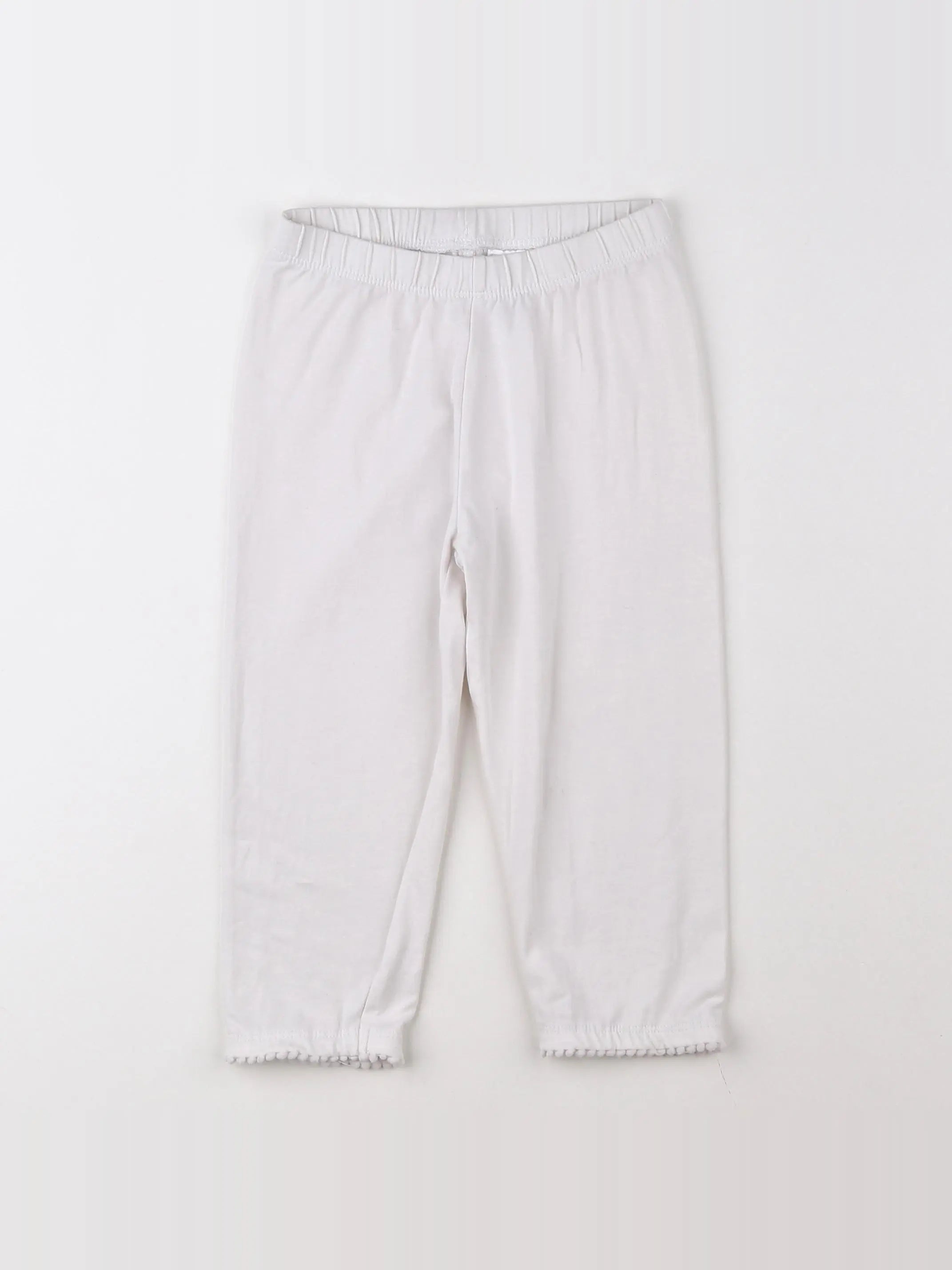 Vertbaudet - legging court blanc - 9 ans