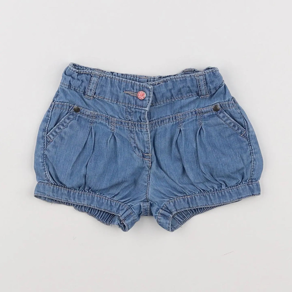 Vertbaudet - short bleu - 12 mois