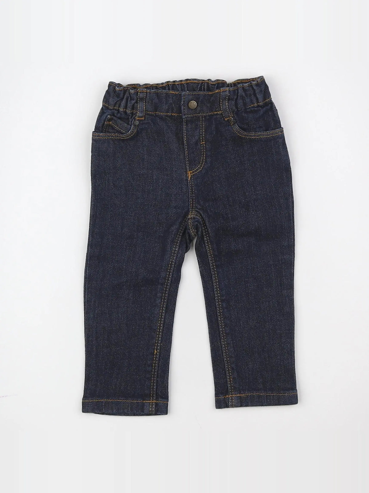 Petit Bateau - jean bleu - 12 mois