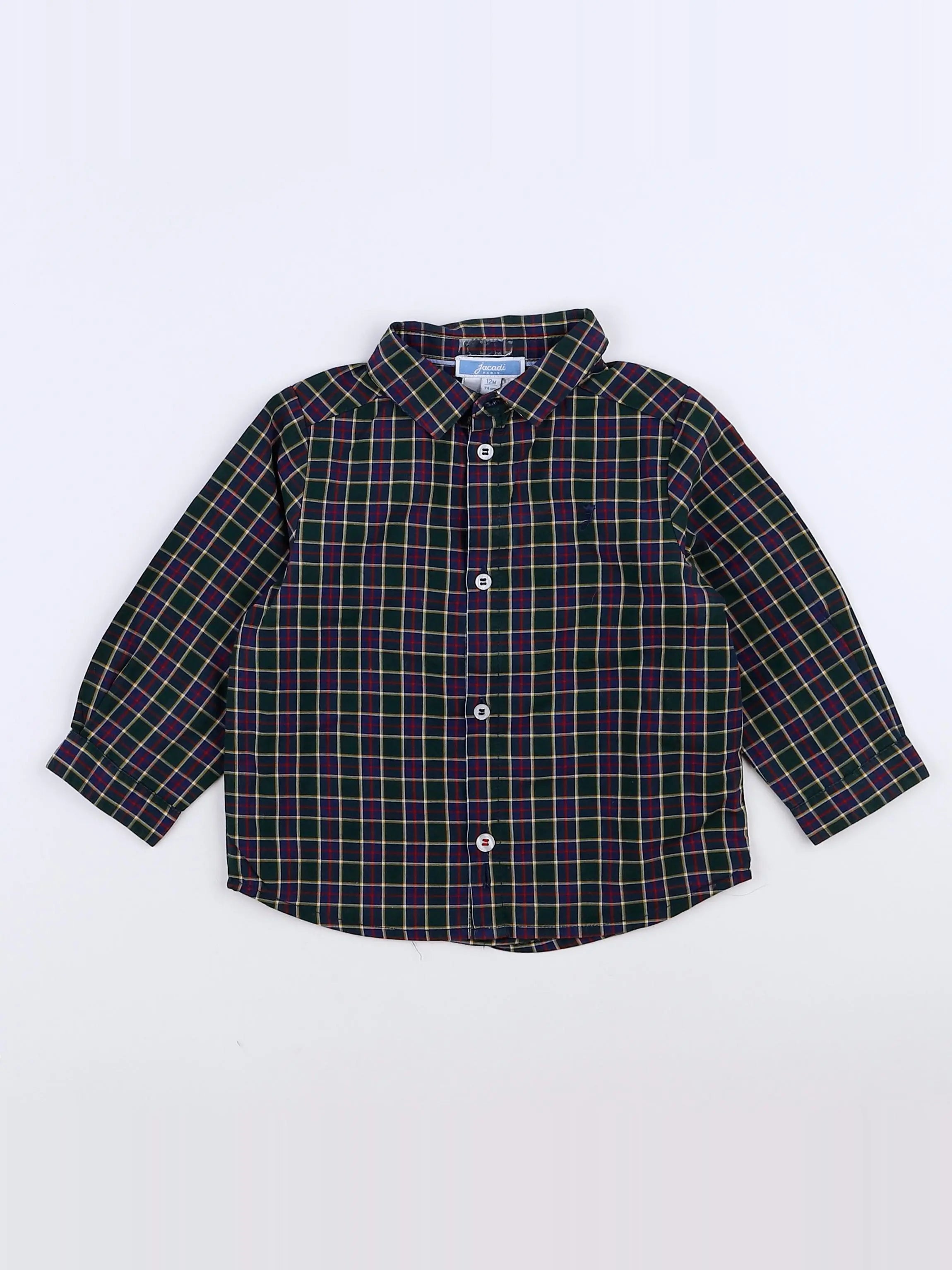 Jacadi - chemise vert - 12 mois