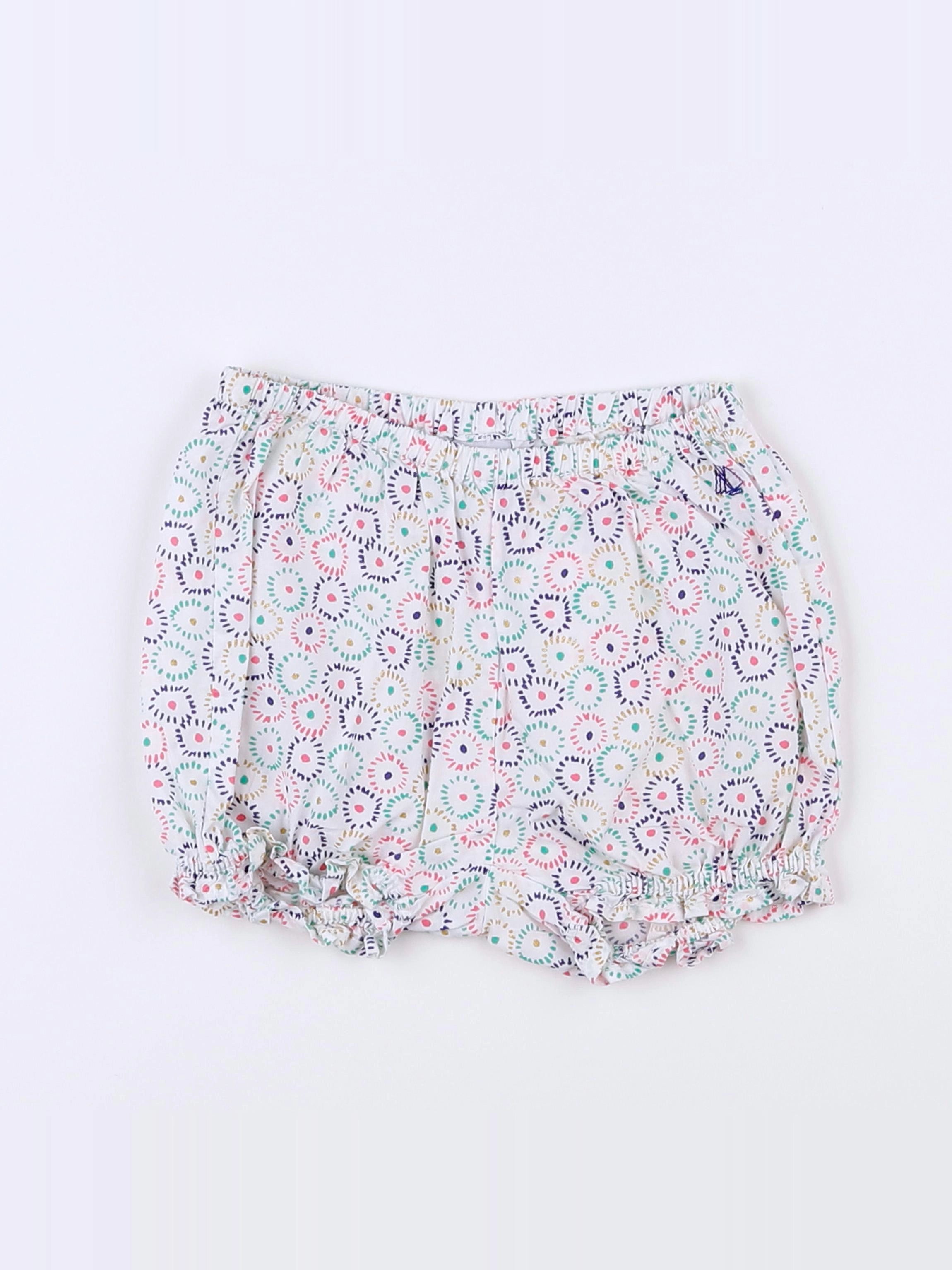 Petit Bateau - bloomer multicolore - 6 mois