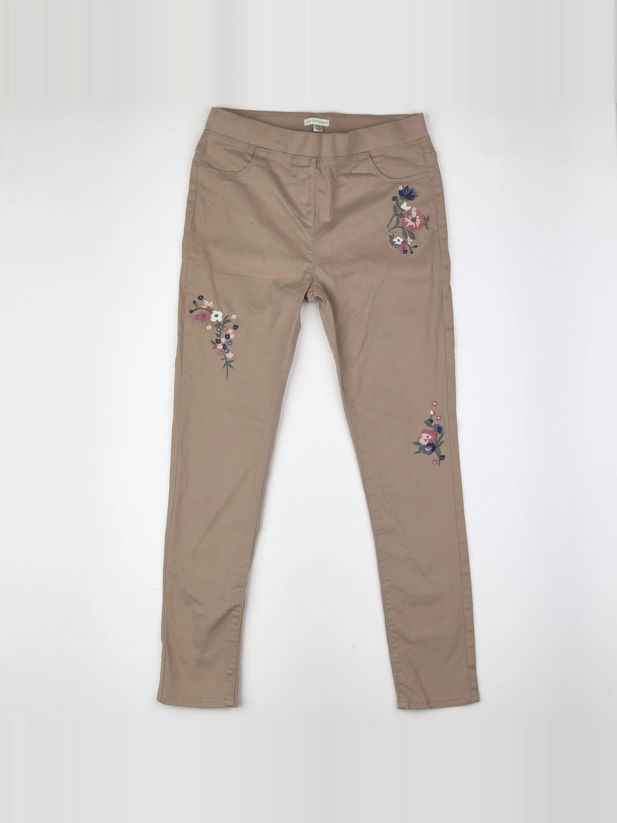 Vertbaudet - jegging marron - 12 ans