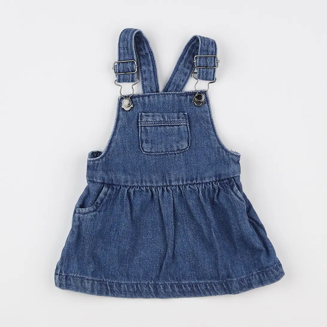 Vertbaudet - robe bleu - 6 mois