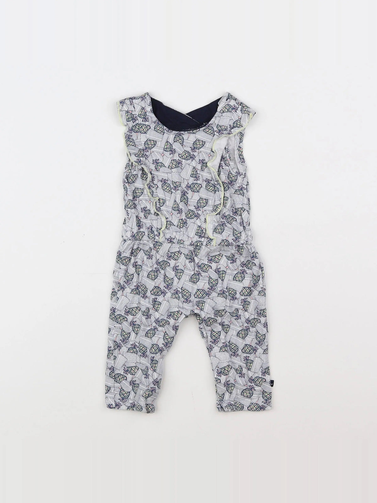 IKKS - combinaison bleu, rose - 3 mois