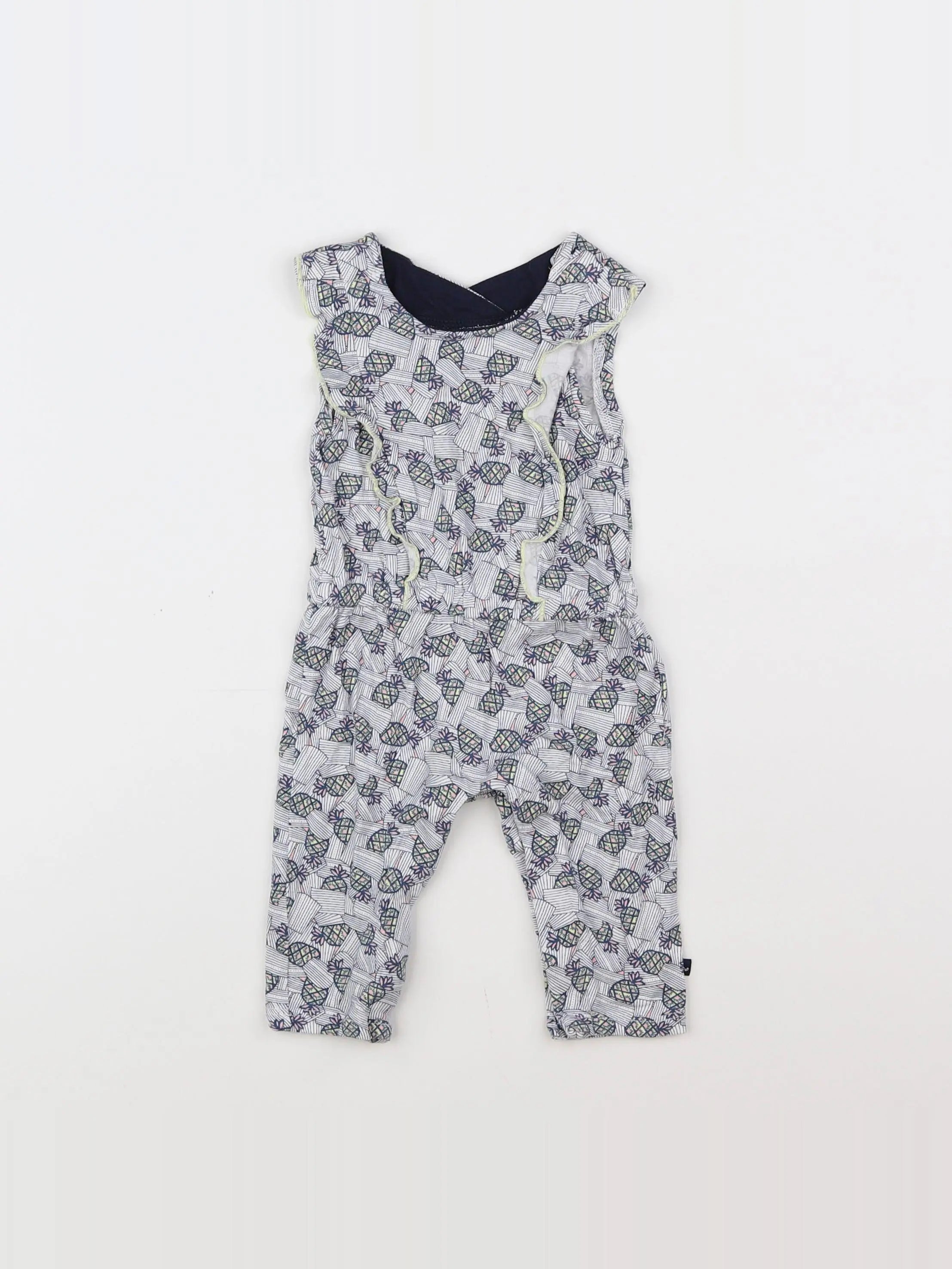 IKKS - combinaison bleu, rose - 3 mois