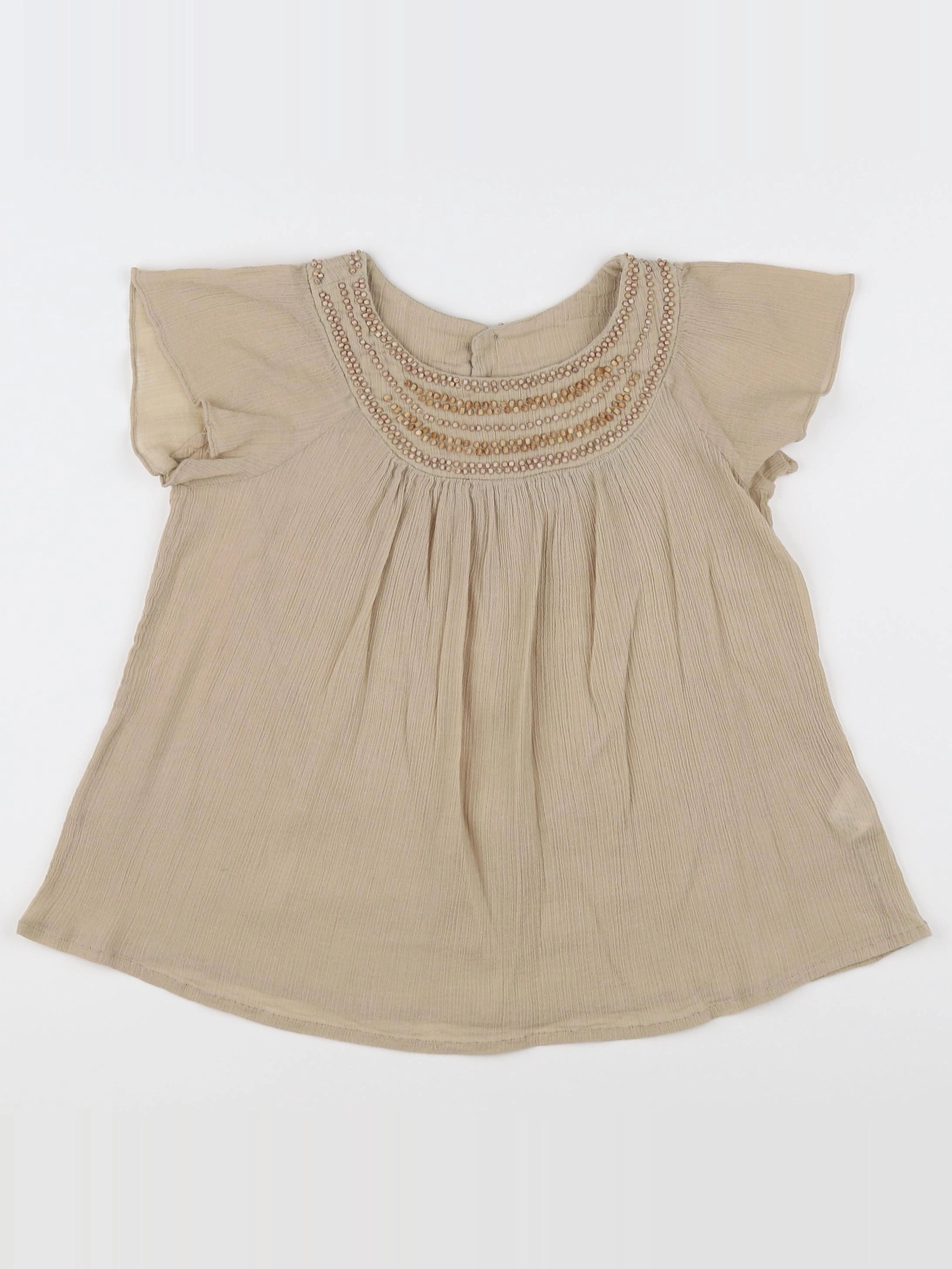 Bonpoint - blouse beige - 6 ans