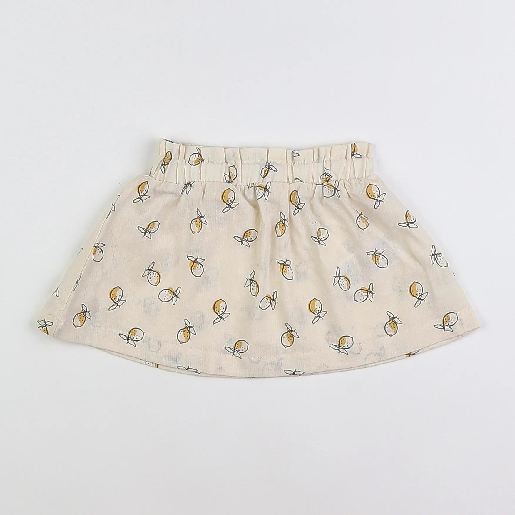 Vertbaudet - jupe beige - 9 mois