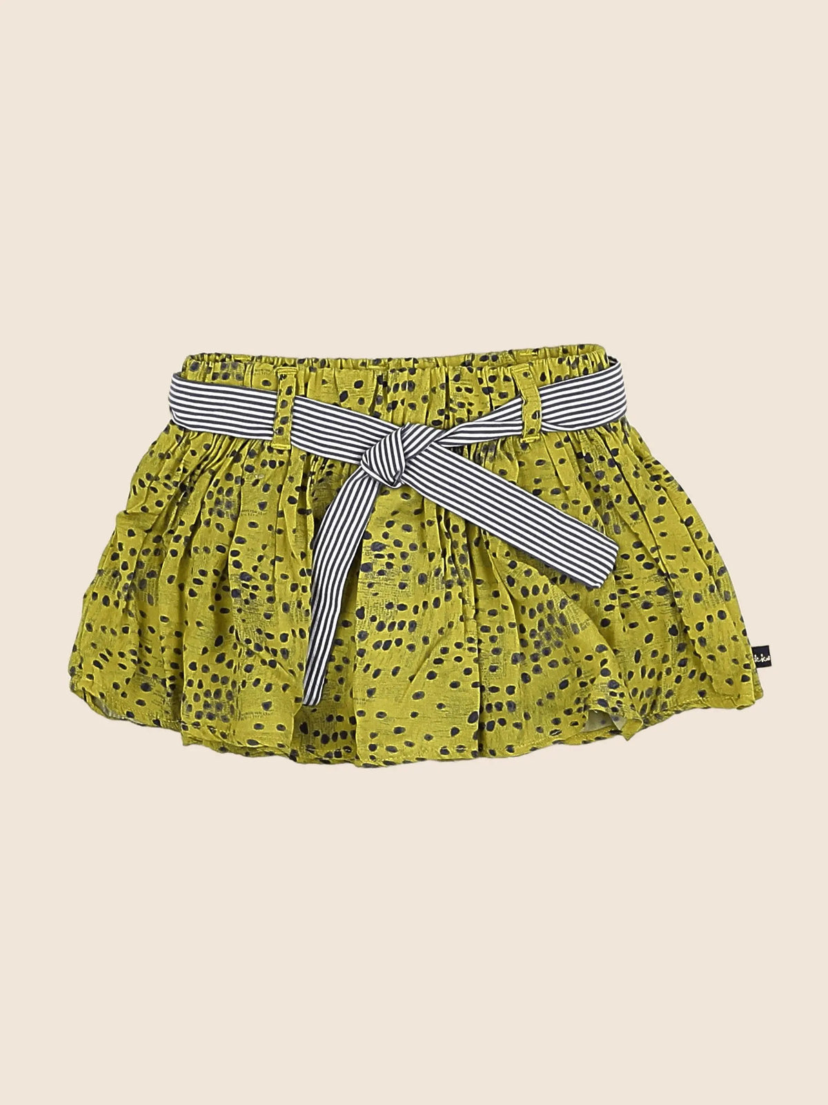 IKKS - jupe short jaune, bleu - 12 mois