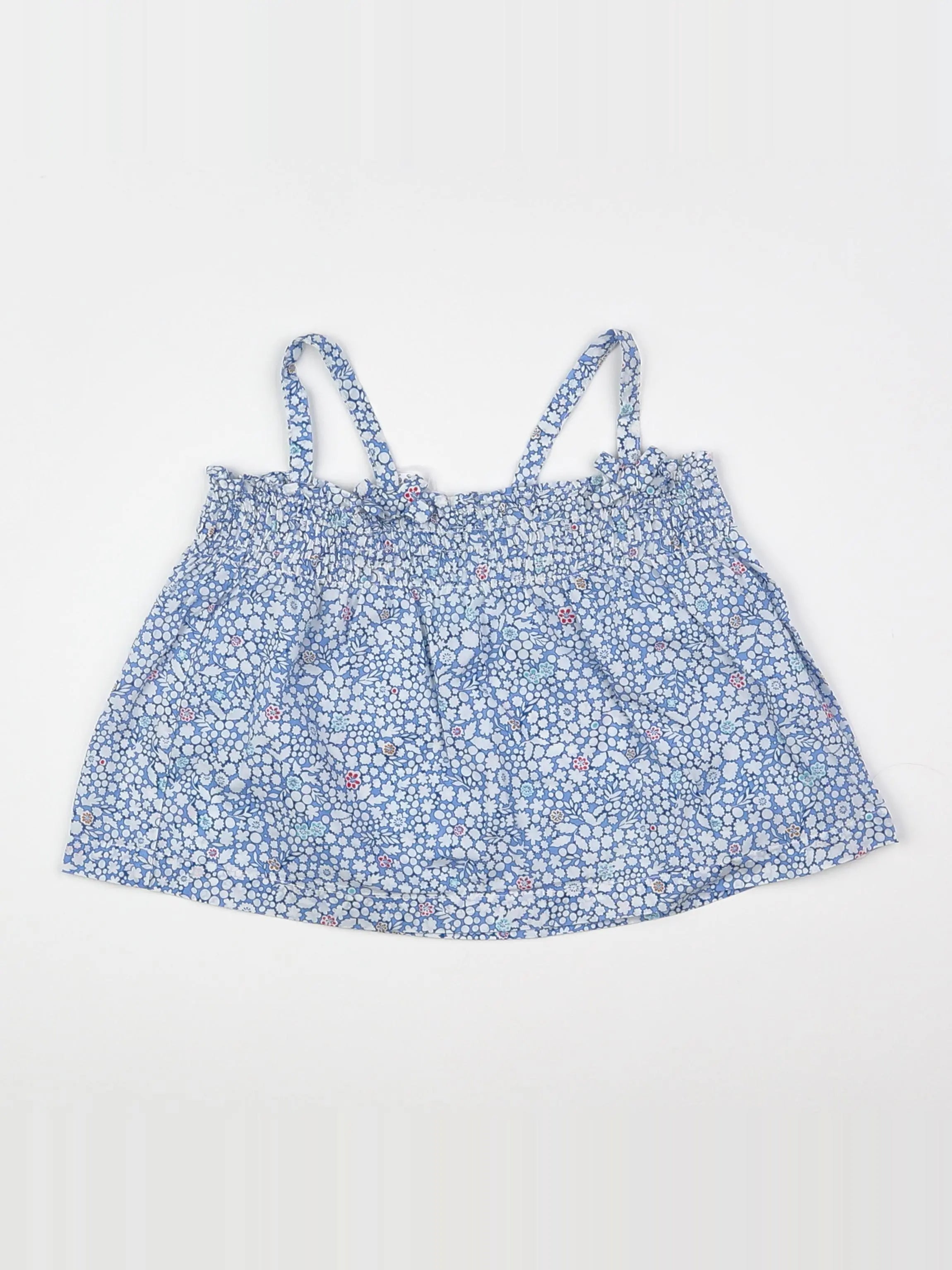 Jacadi - blouse bleu - 12 mois