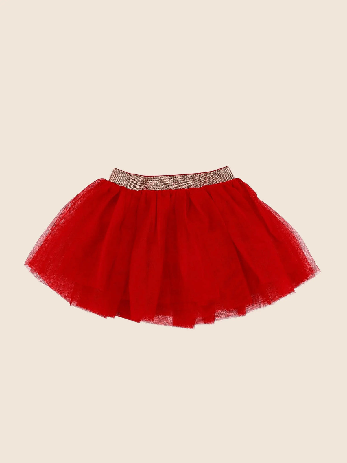 Vertbaudet - jupe rouge - 18 mois