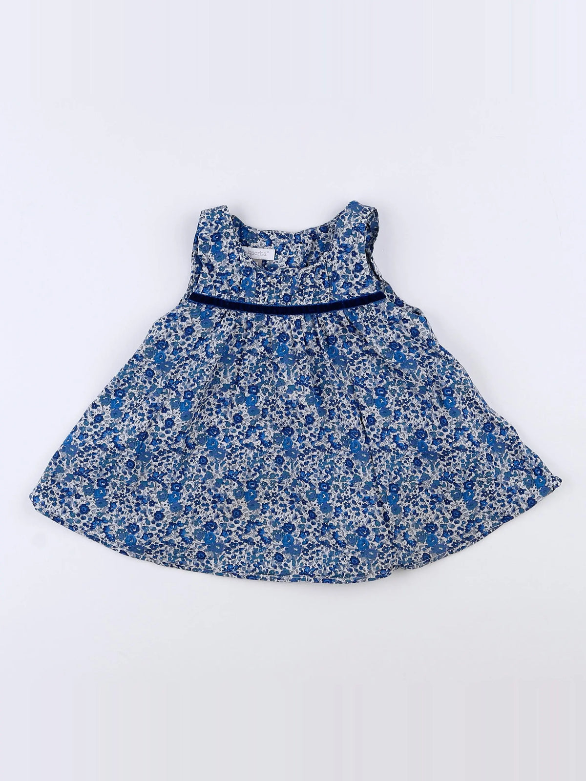 Absorba - robe bleu - 9 mois