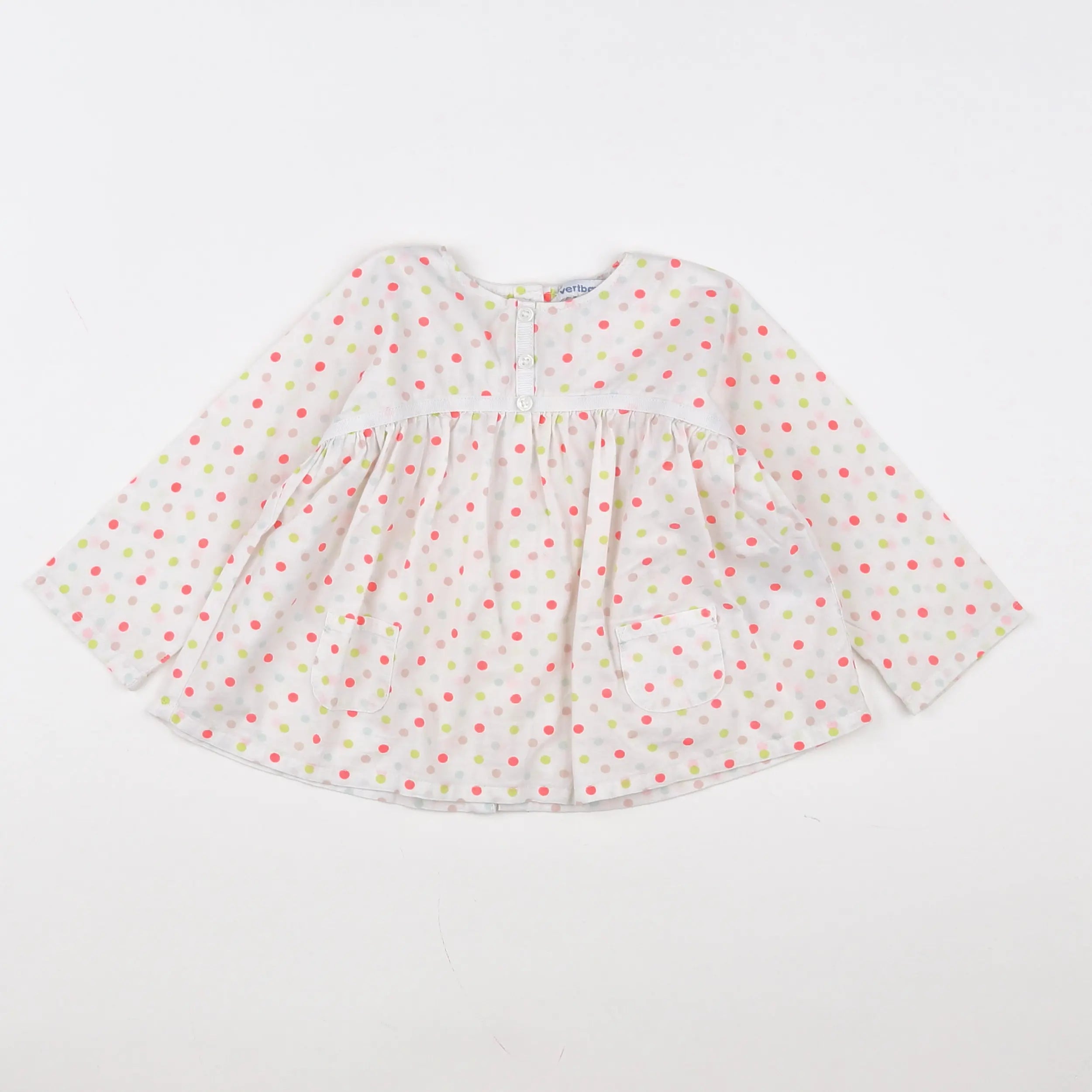 Vertbaudet - blouse rose - 12 mois