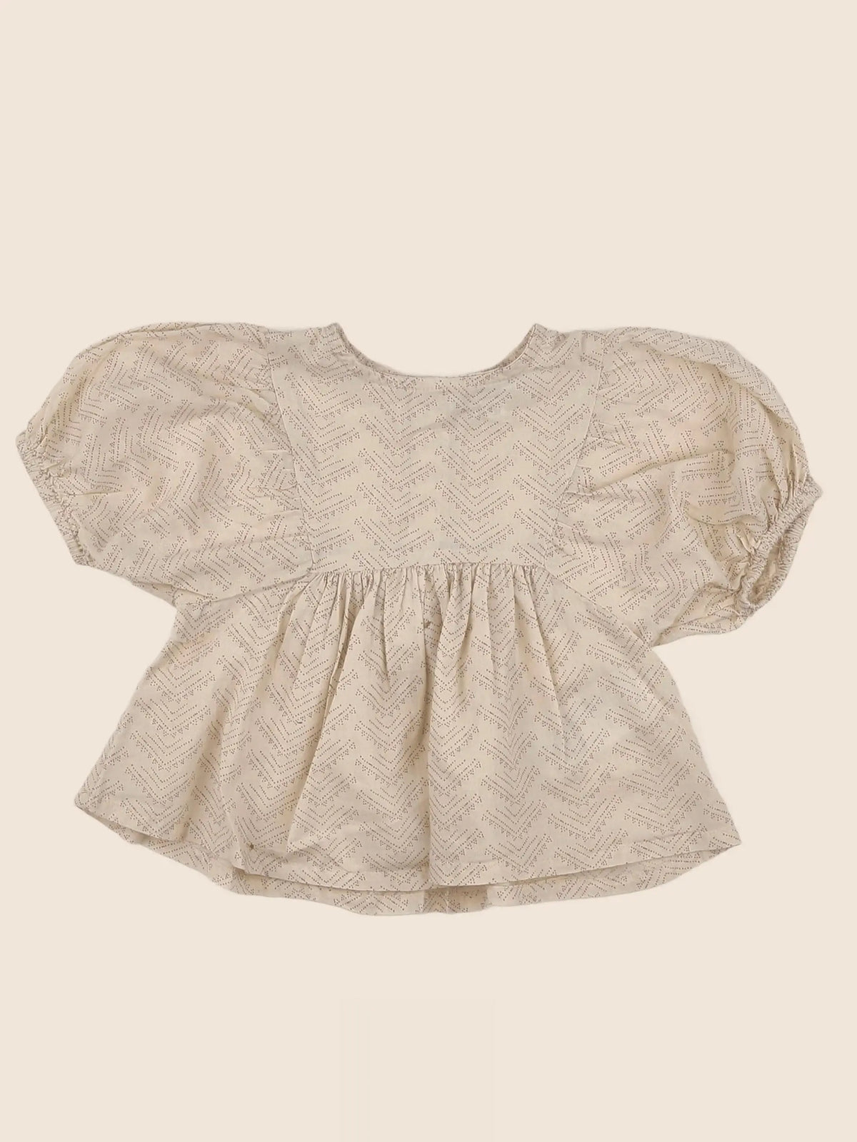 Vertbaudet - blouse beige - 12 mois