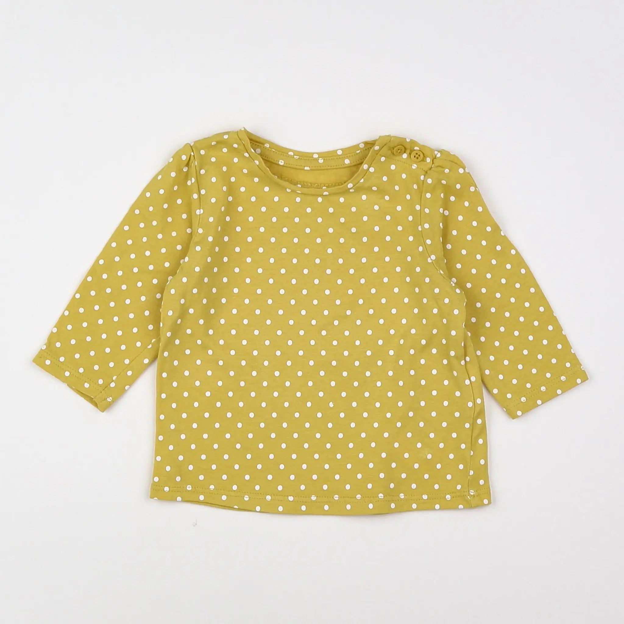 Vertbaudet - tee-shirt jaune - 3 mois