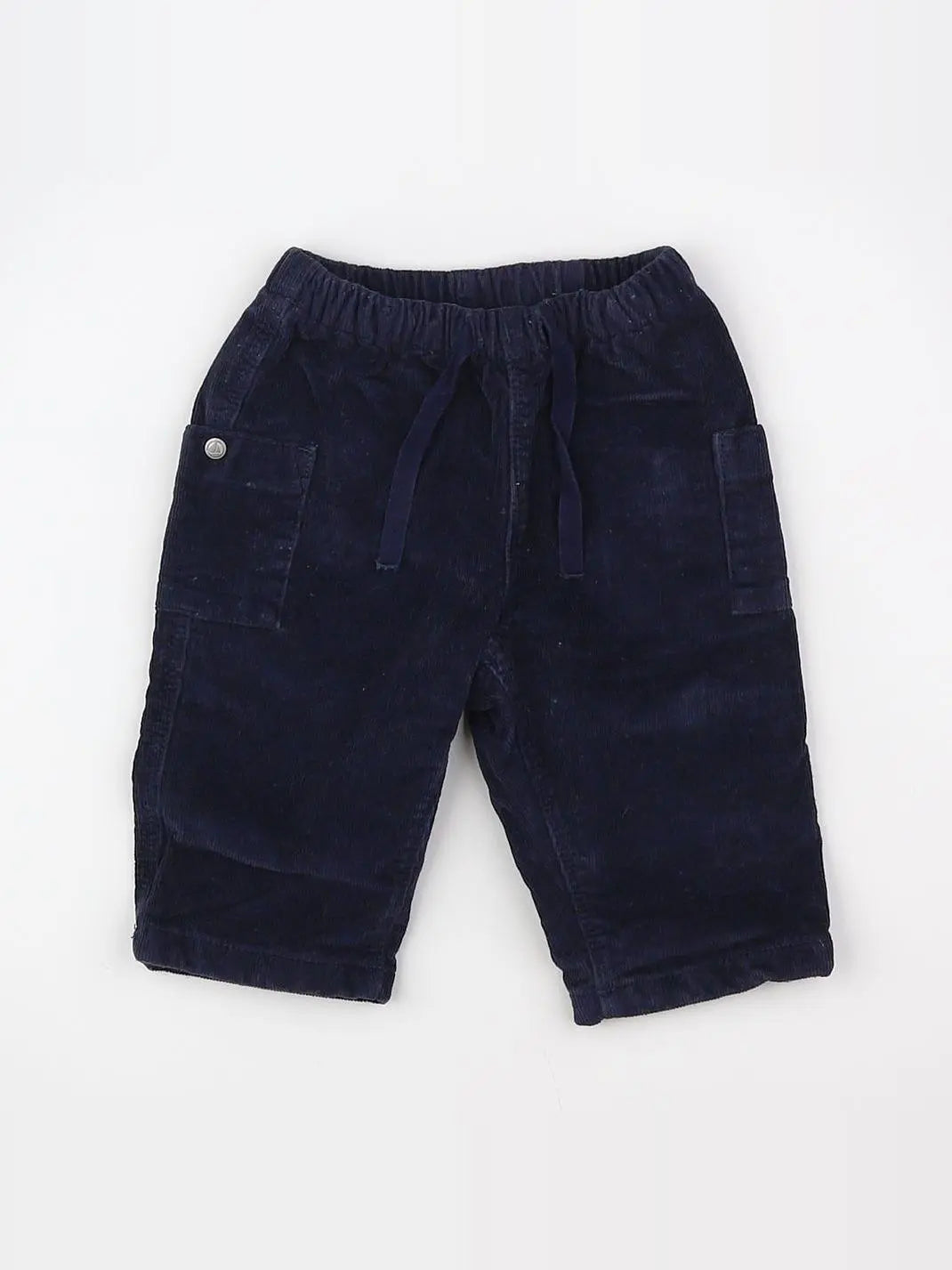 Petit Bateau - pantalon bleu - 6 mois