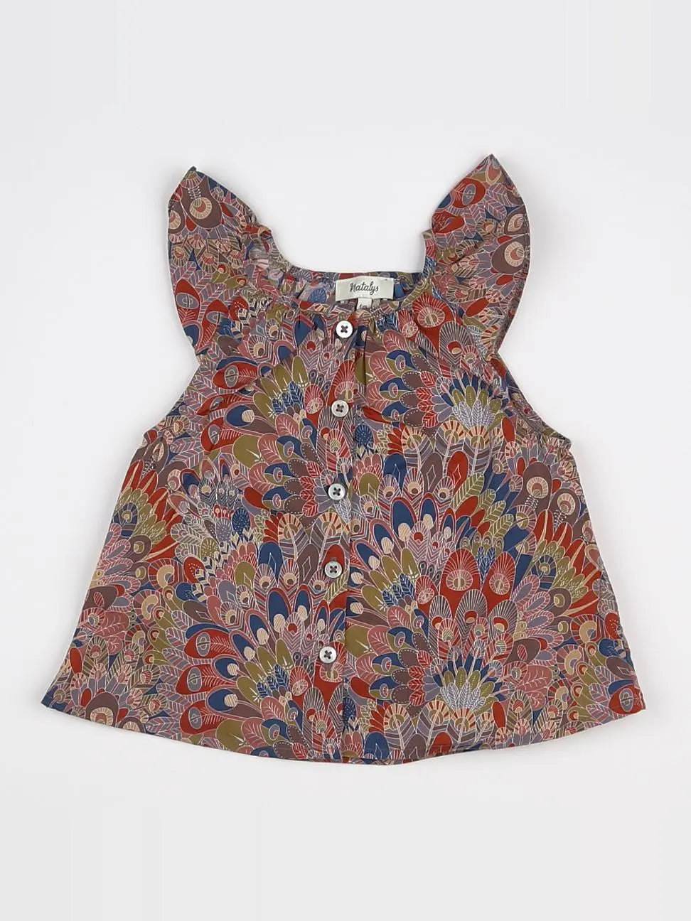 Natalys - blouse multicolore - 6 mois