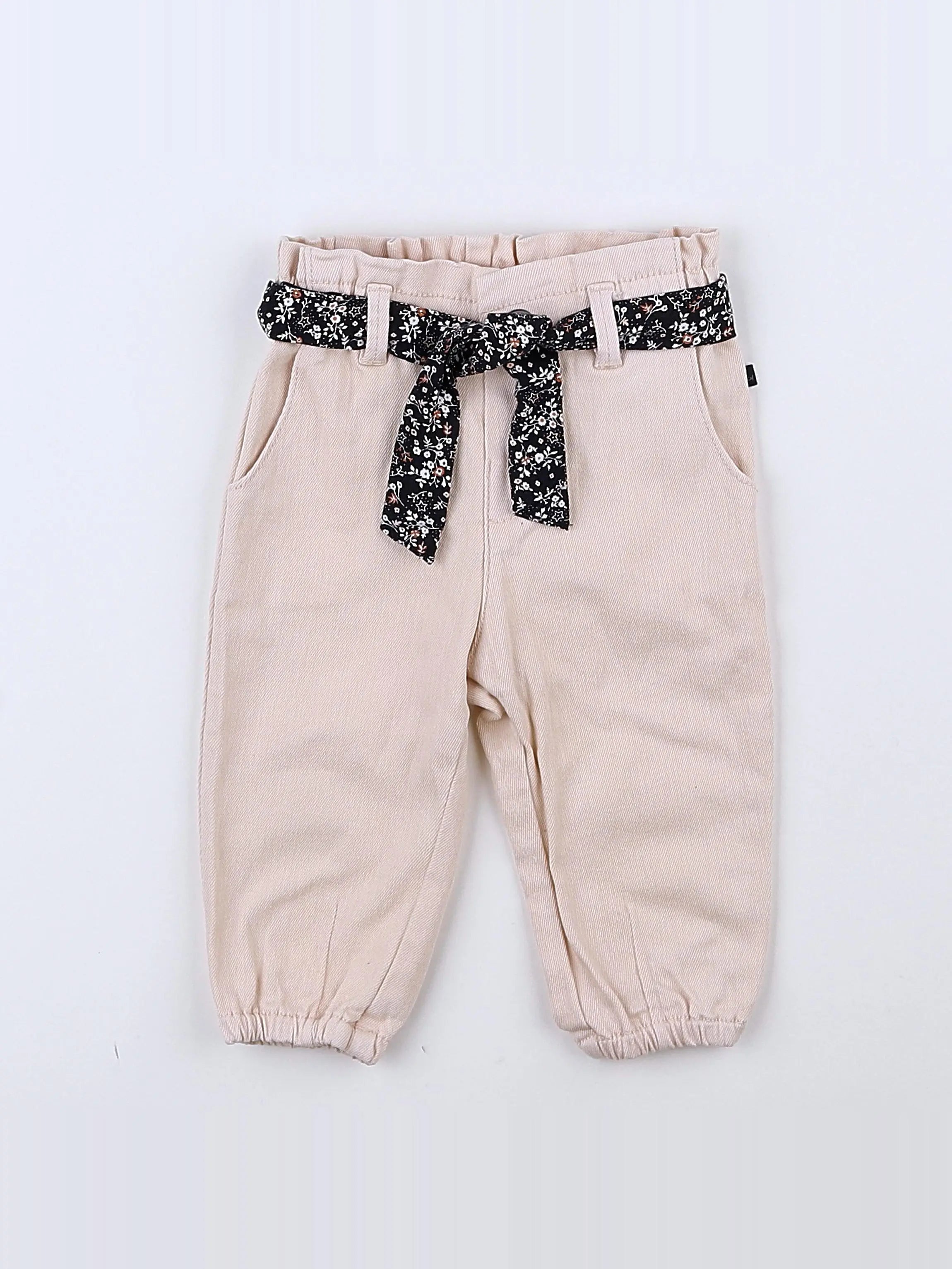 IKKS - jean beige - 3 mois