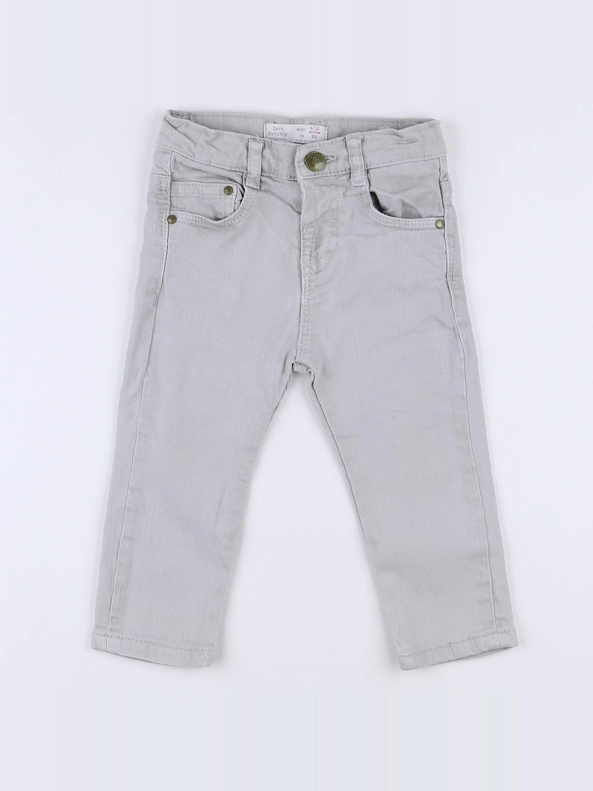 Zara - jean beige - 9/12 mois