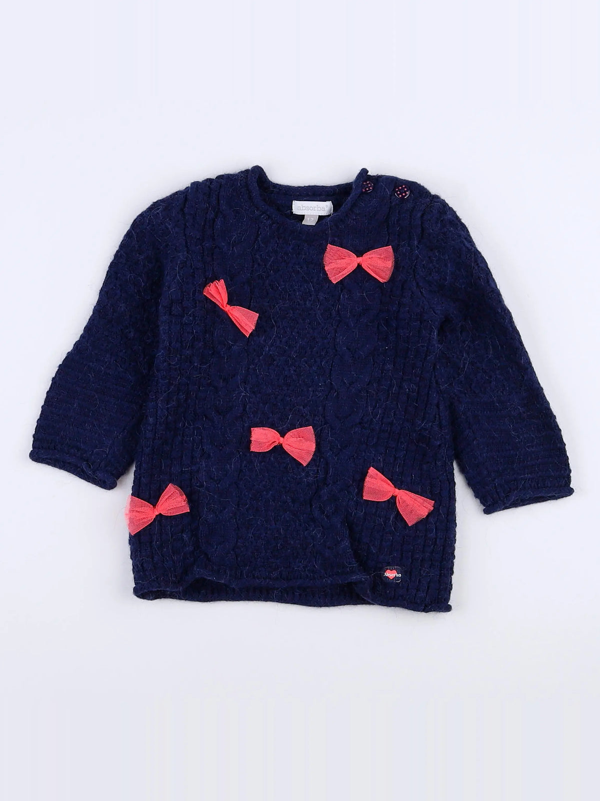Absorba - robe bleu - 12 mois