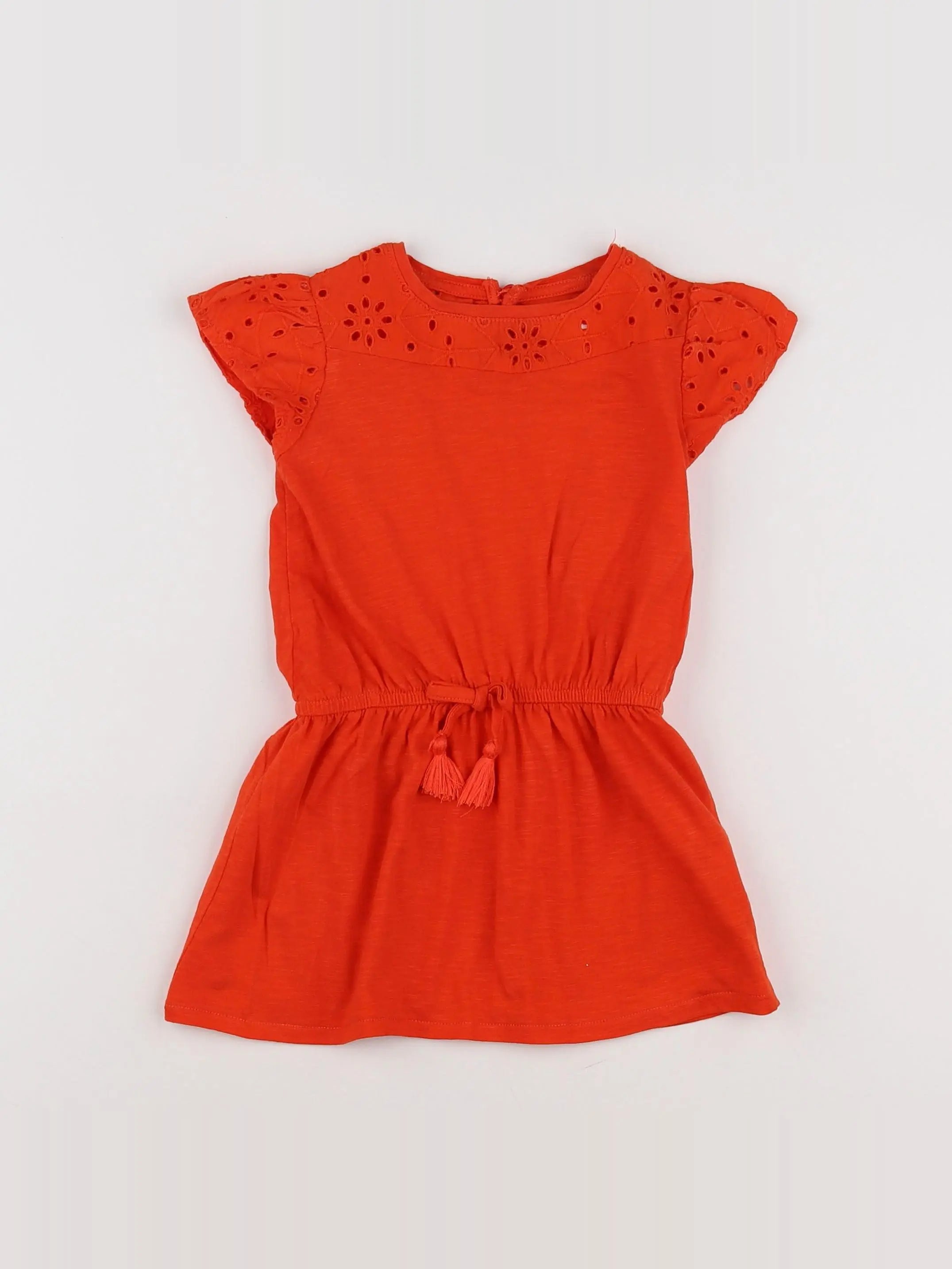 Vertbaudet - robe rouge - 2 ans