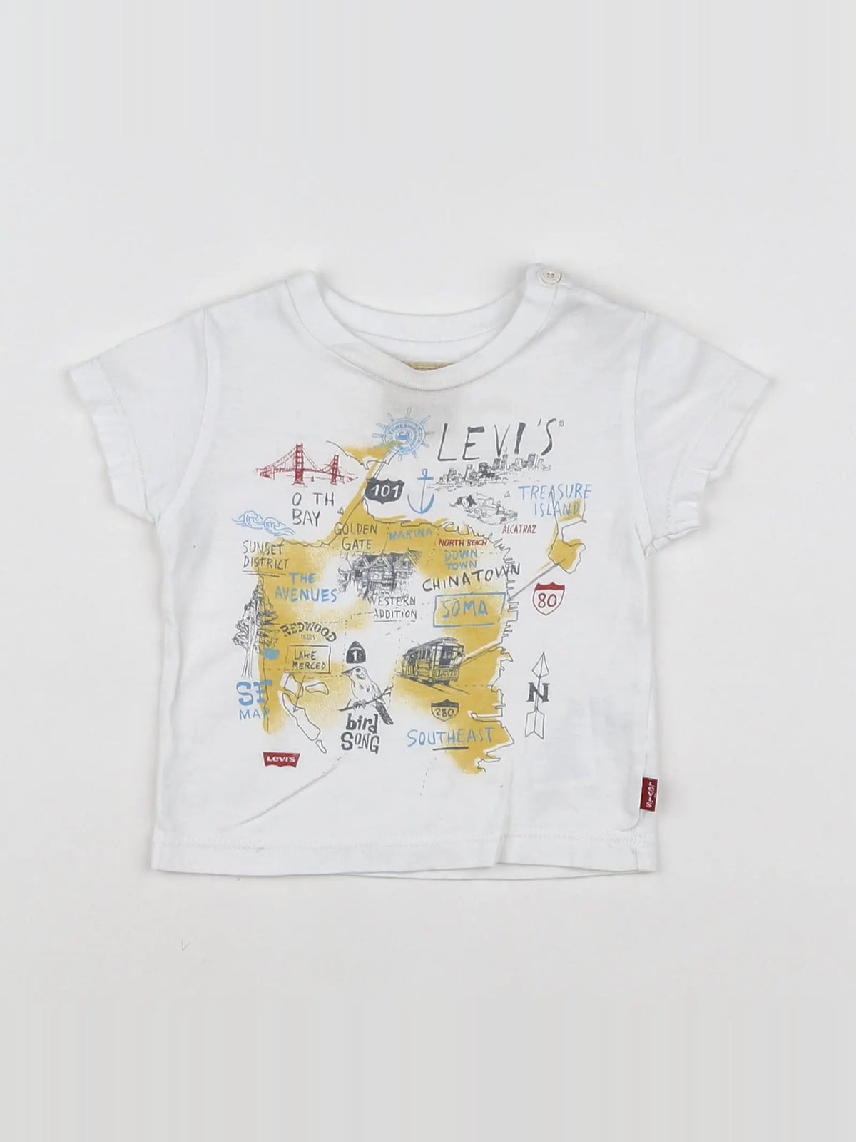 Levi's - tee-shirt blanc - 9 mois