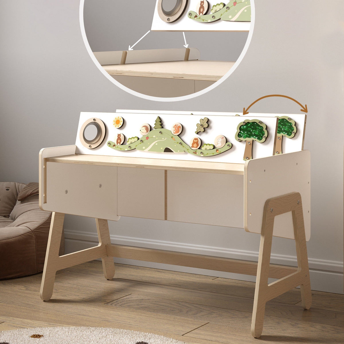 Étagère à jouets / Table LILU