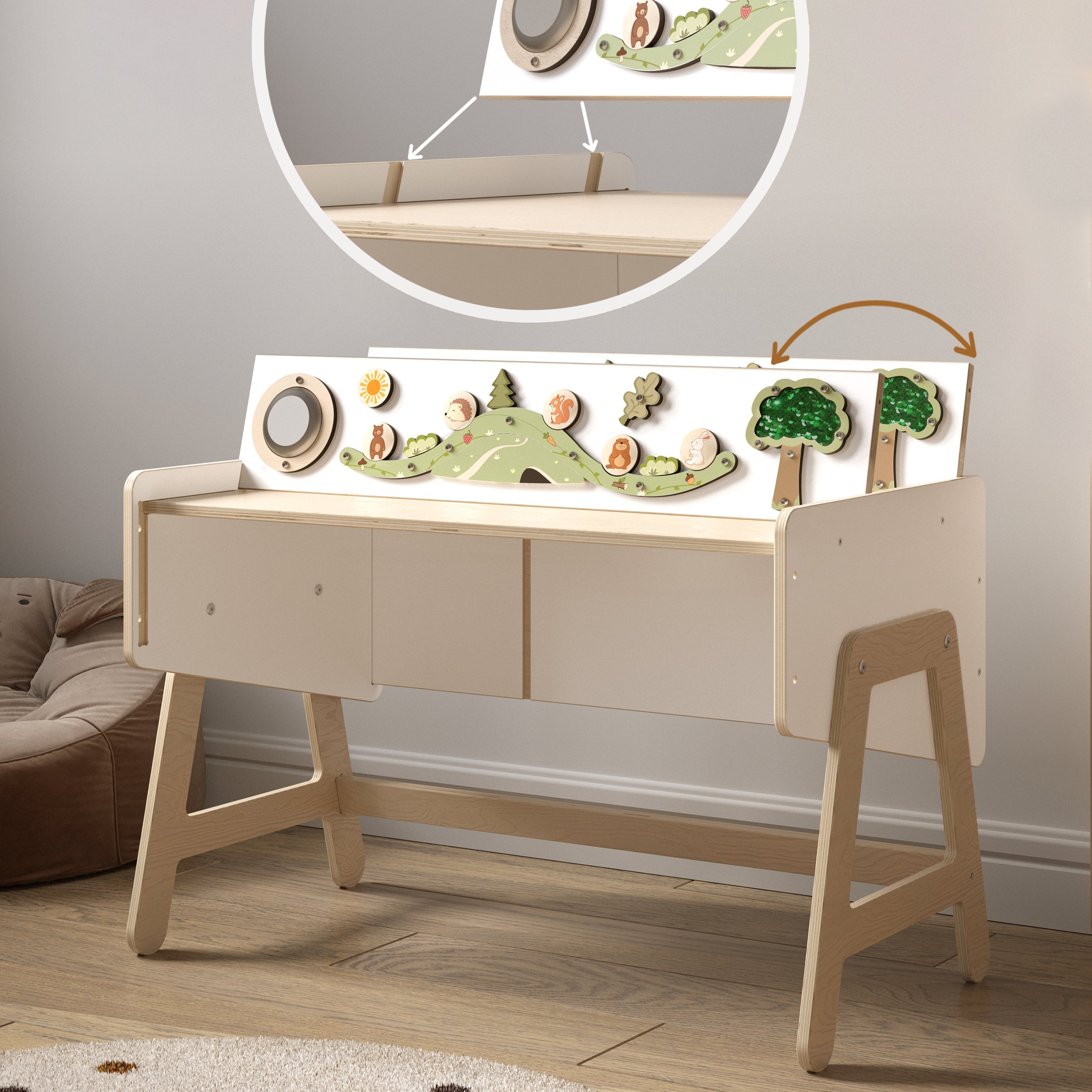 Étagère à jouets / Table LILU
