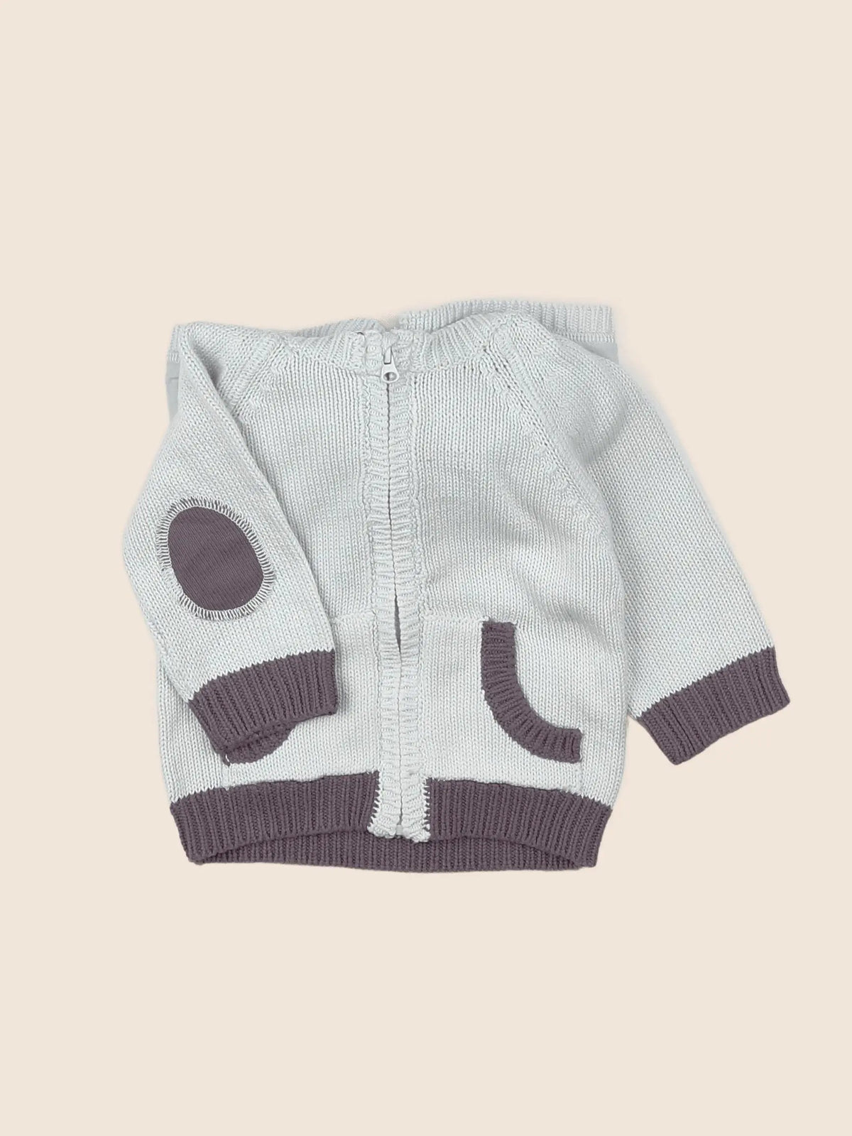 Vertbaudet - gilet gris - 6 mois